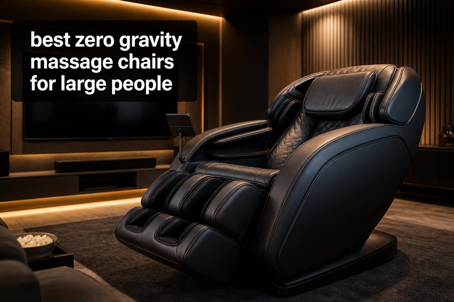best zero gravity massage chairs for large people