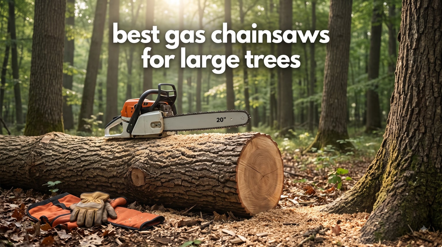 best gas chainsaws for large trees