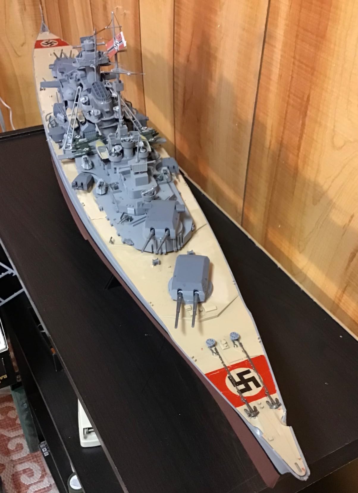 Tamiya 78013 1/350 German Battleship Bismarck Plastic Model Boat Kit customer photo 2