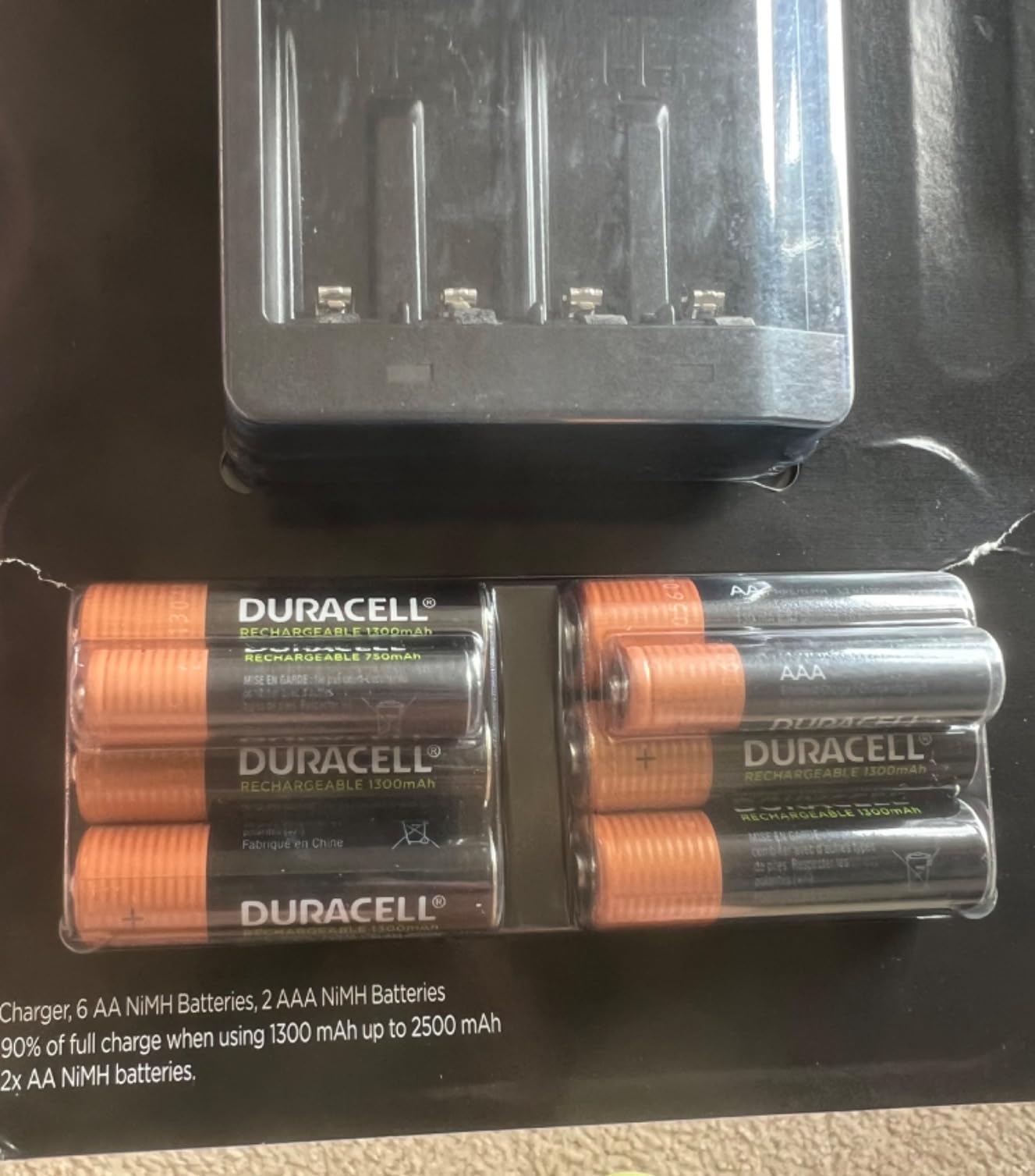 Duracell Ion Speed 1000-Battery-Charger for AA and AAA-Batteries, Includes 4 Pre-Charged AA-Rechargeable-Batteries, for Household and Business Devices customer photo 2