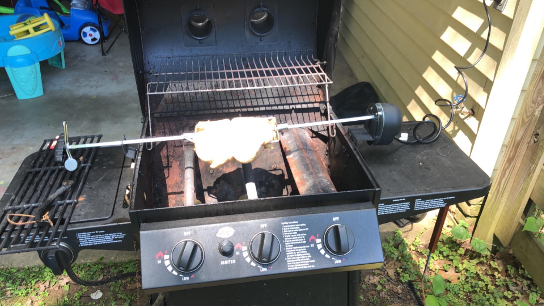 GrillPro 60090 Rotisserie Kit for Grills, 39-1/2