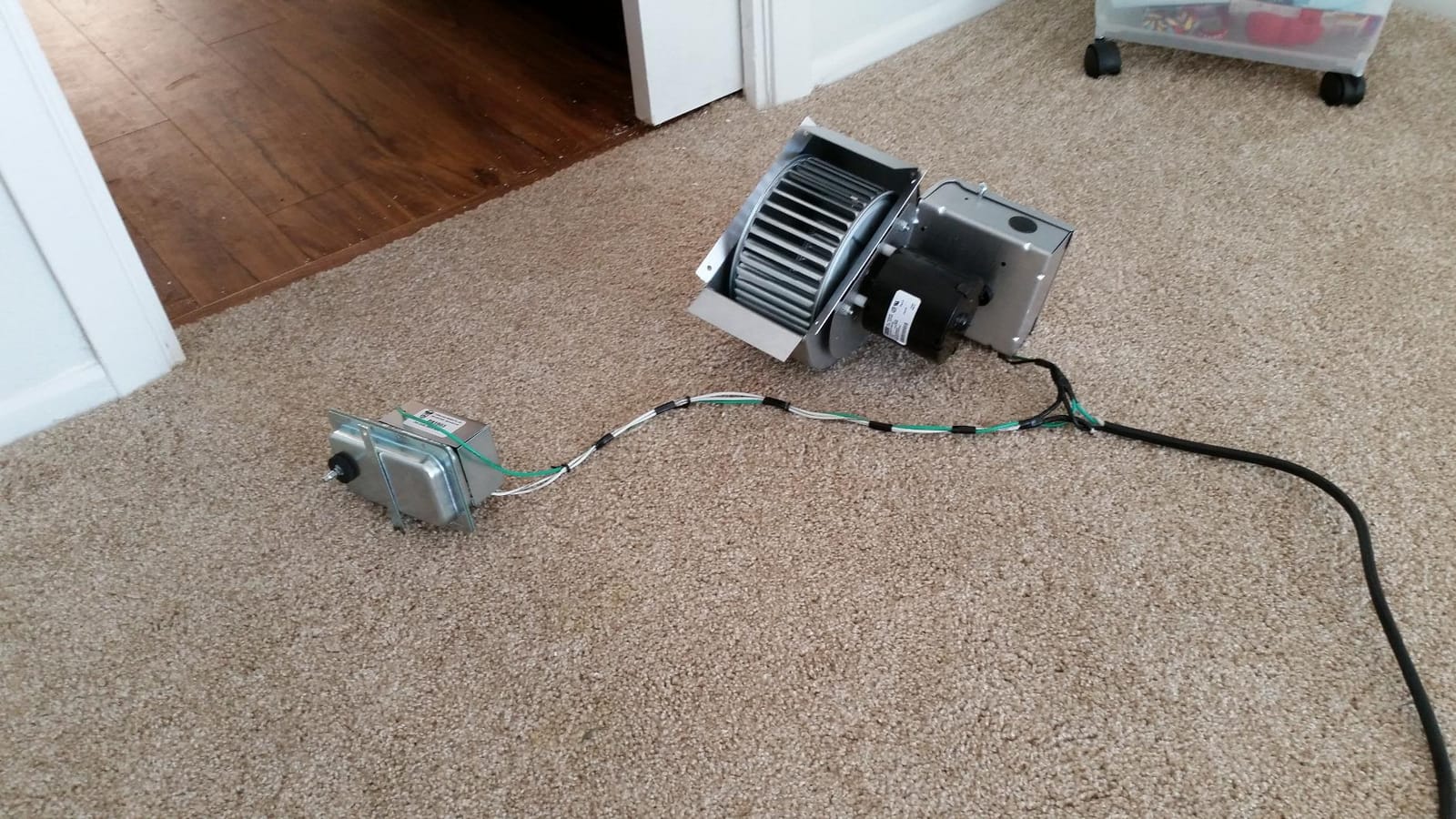 Tjernlund DB-2 Duct Booster Fan for Heating and Cooling Airflow, 275 CFM customer photo 1