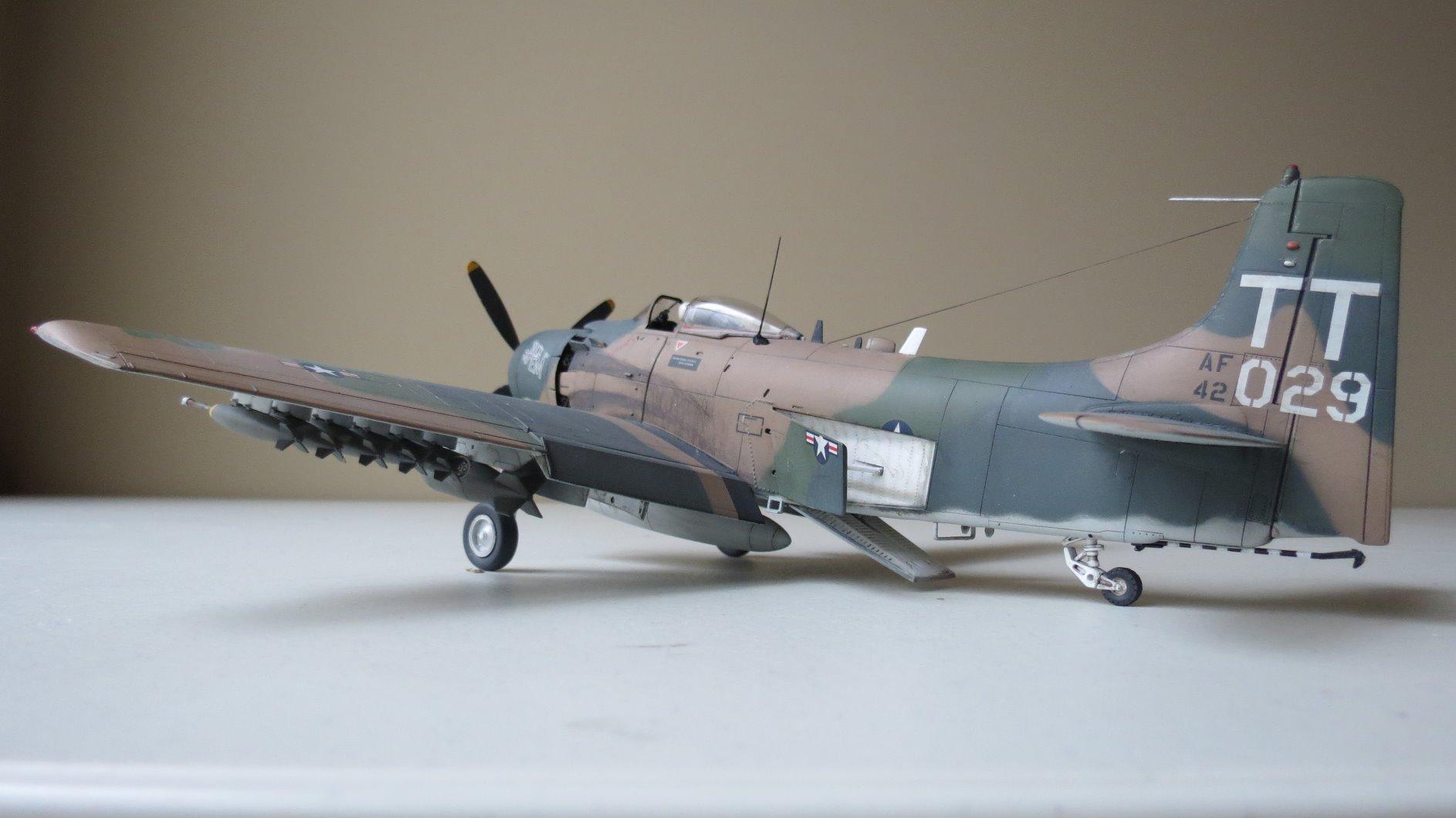 Tamiya 61073 1/48 Douglas A-1J Skyraider USAF Plastic Model Airplane Kit customer photo 1