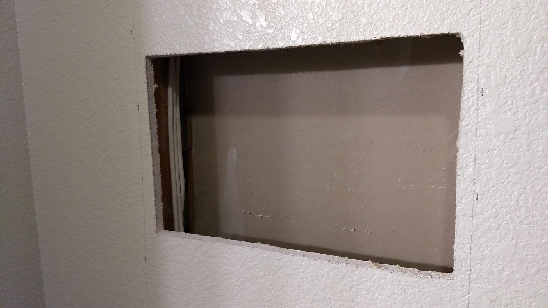 Homak First Watch Between The Studs High Security Steel Wall Safe, White customer photo 2