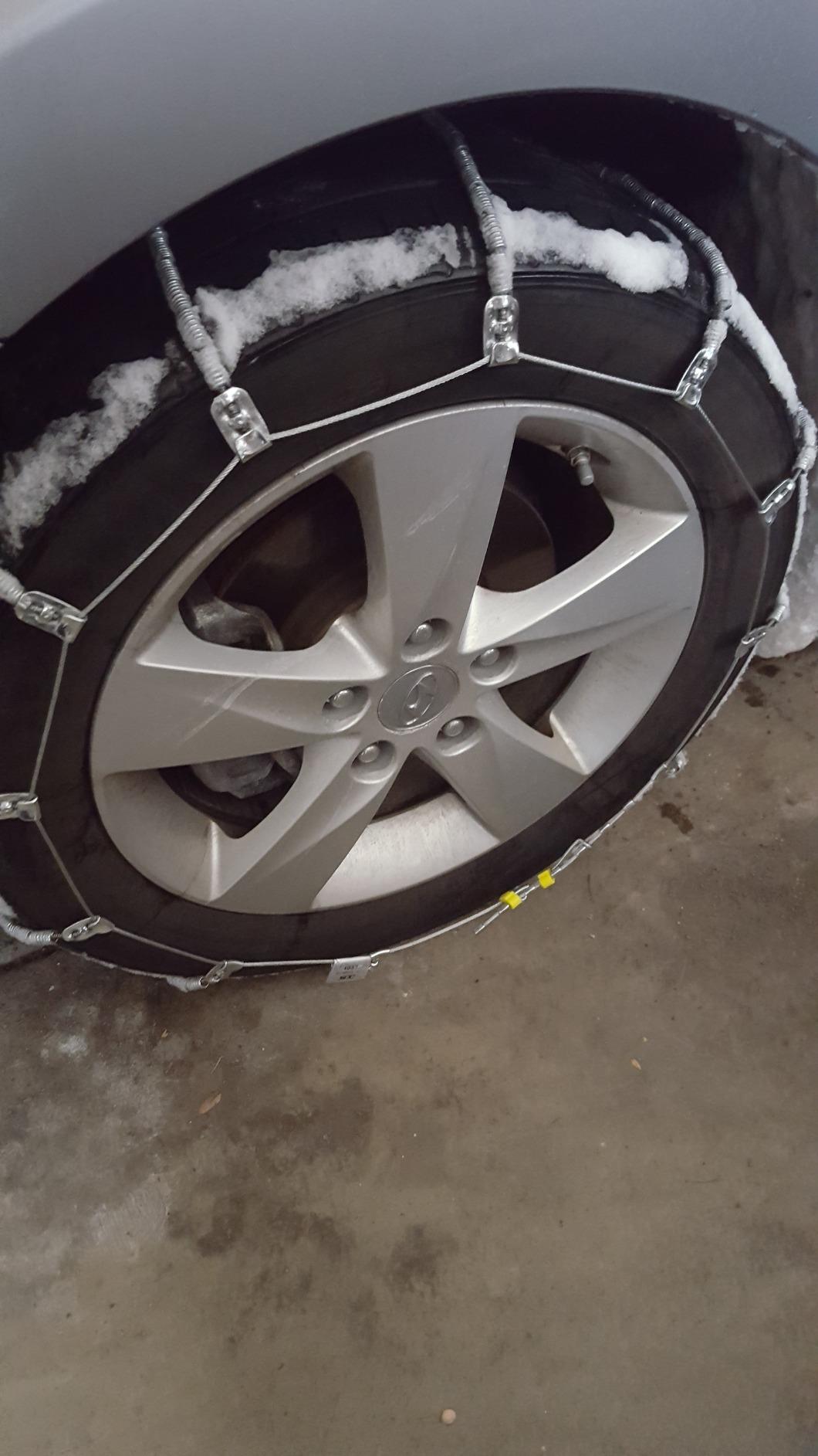 SCC SC1032 Radial Chain Cable Traction Tire Chain, Silver, Set of 2 customer photo 1