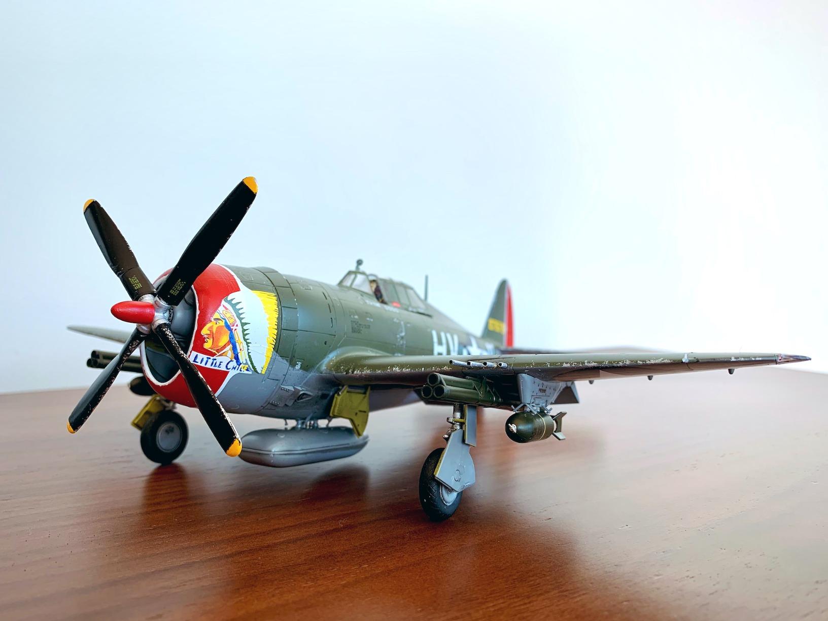 Tamiya 1/48 Republic P-47D Thunderbolt - Razorback Plastic Model Airplane Kit customer photo 2