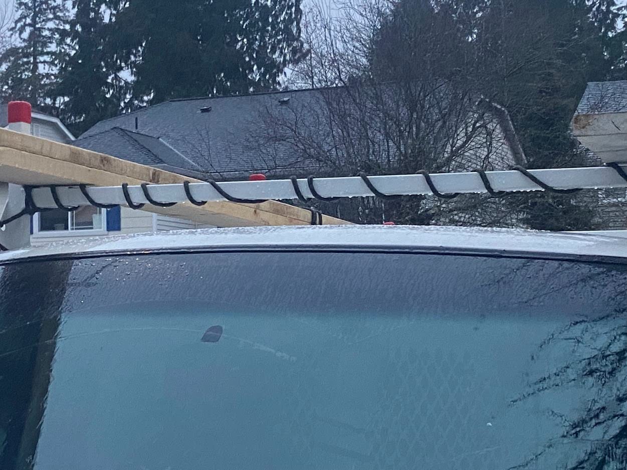 Weather Guard 2163 Steel Full-Size All-Purpose Van Rack, 3 Cross Member,black customer photo 1