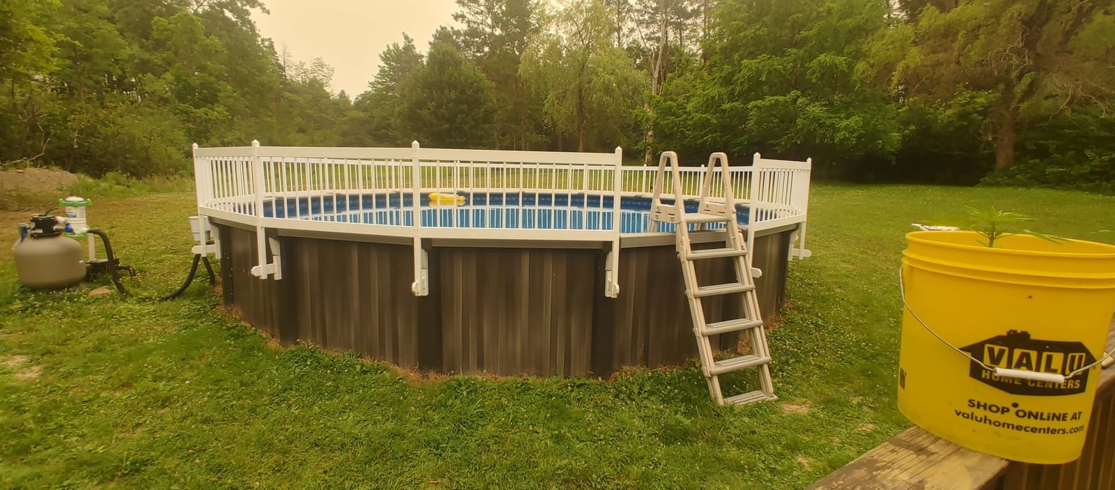 Blue Wave Above Ground Pool Fence Base Kit A, 8 Sections customer photo 2