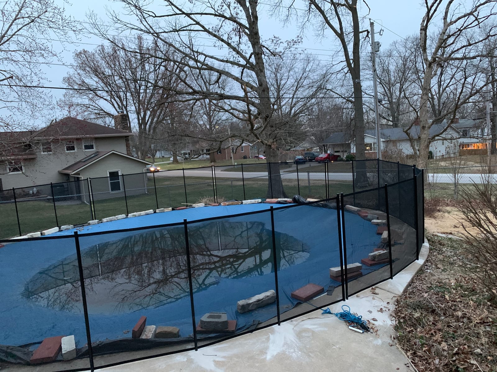 Safety Fence for In Ground Pool Size: 5', Black customer photo 1