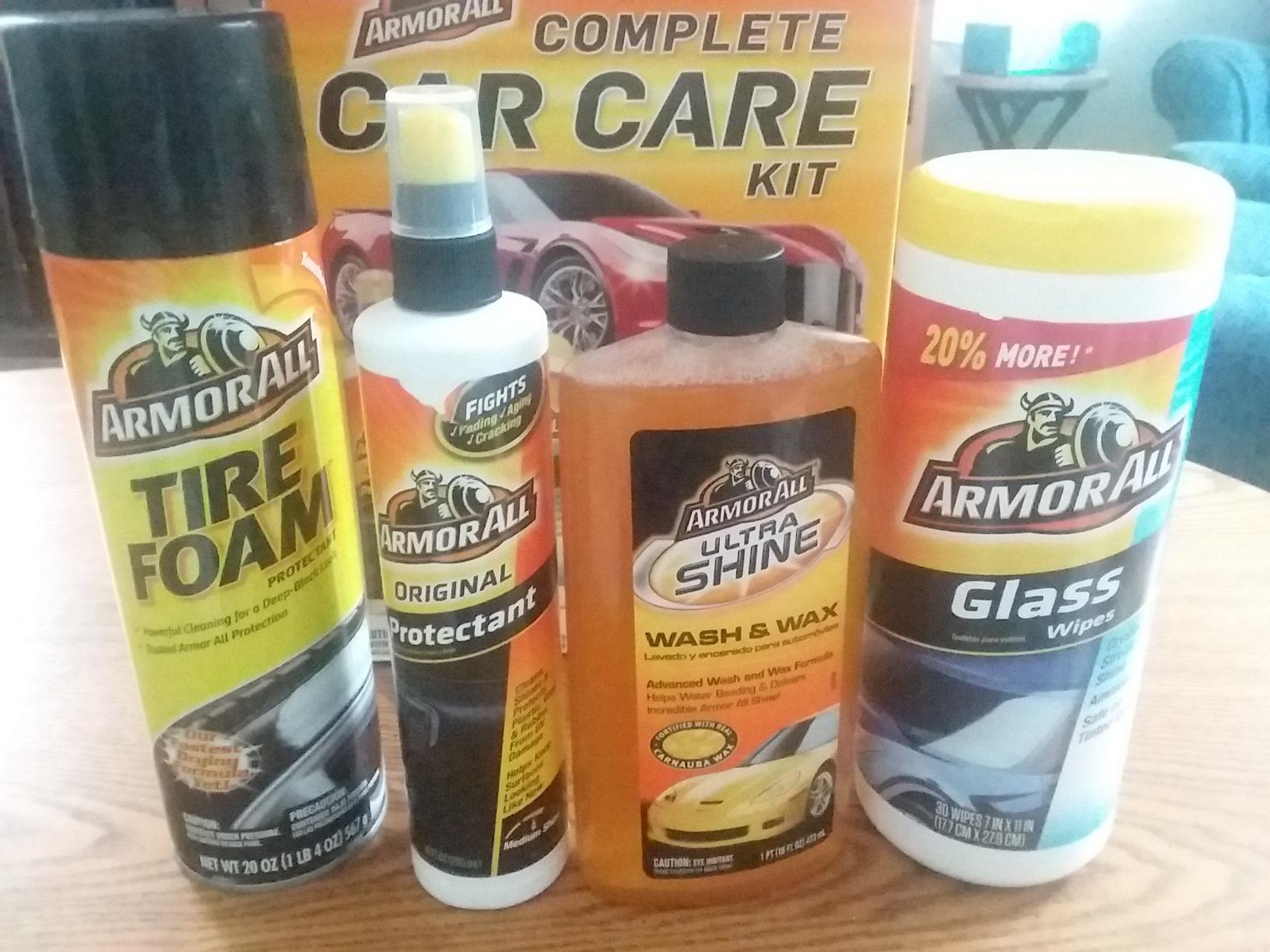 Armor All Car Cleaning Kit, Glass Wipes, Protectant, Wash & Wax, Tire Foam customer photo 2