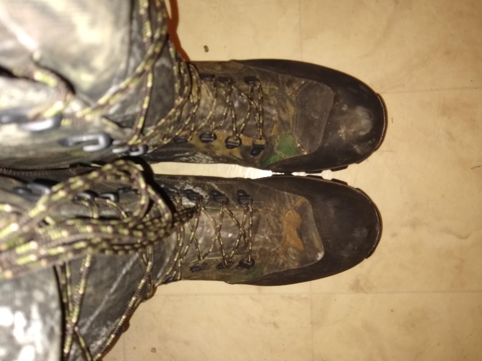 ROCKY Men's Camouflage Waterproof Side-zip Snake Boots customer photo 2