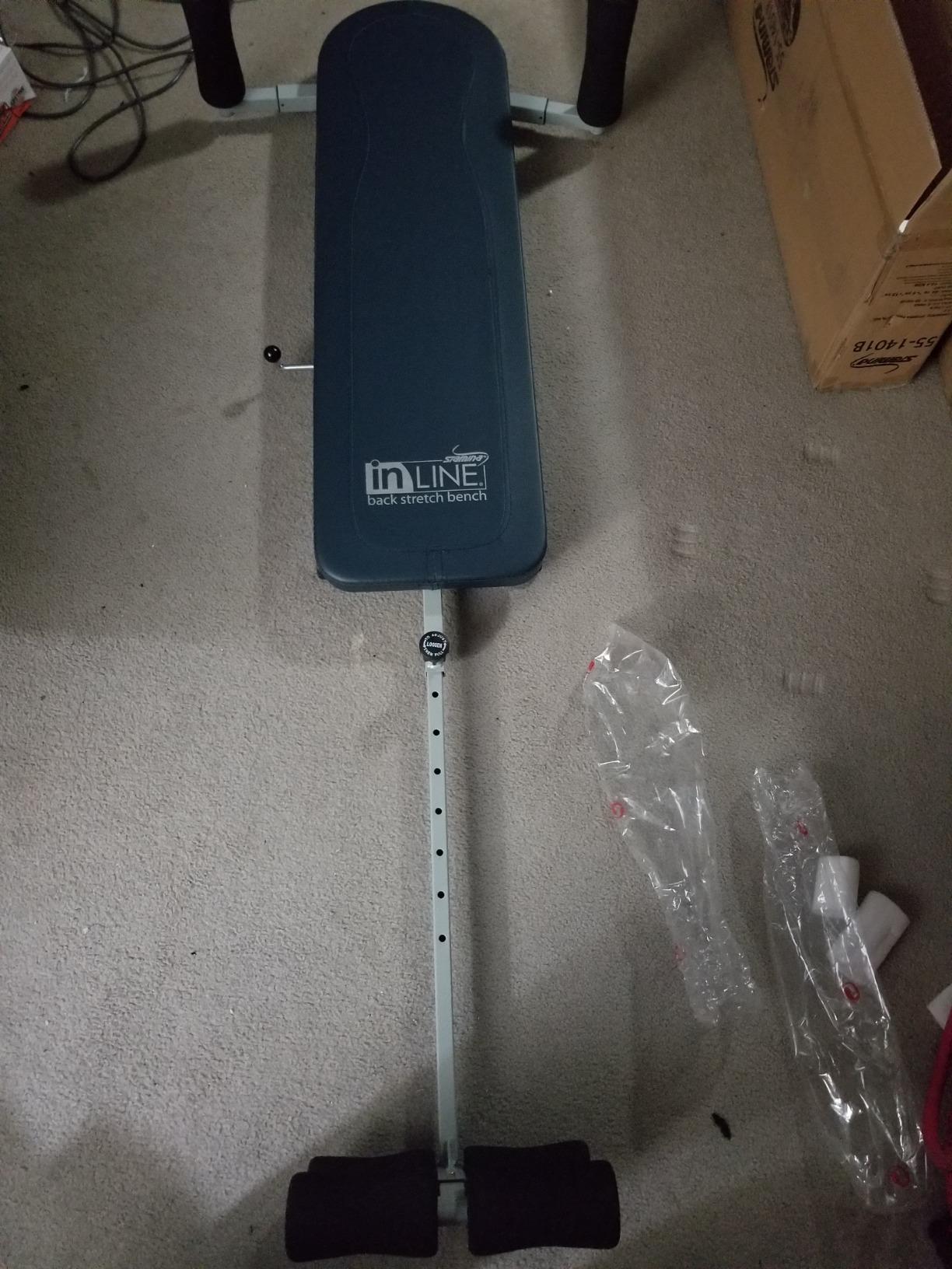 Stamina Products InLine Back Stretch Bench System, Blue Gray customer photo 1