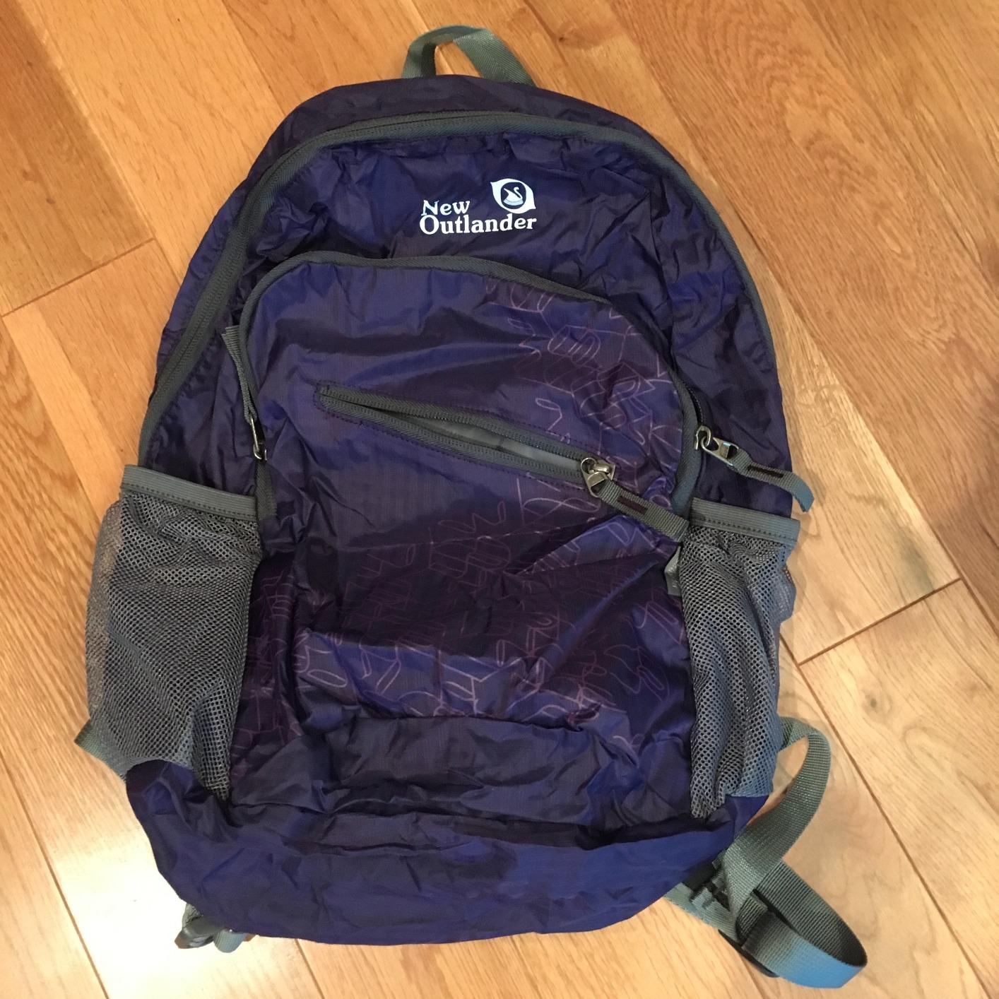 Outlander Packable Handy Lightweight Travel Hiking Backpack Daypack, Black customer photo 1