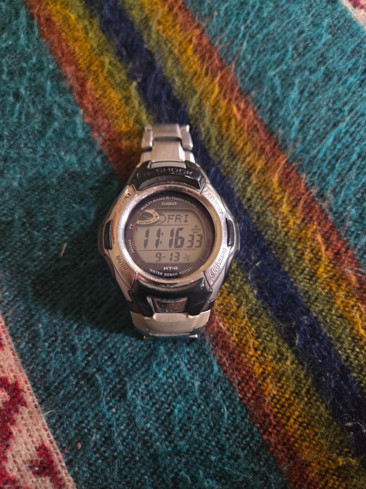 Casio Men's G-Shock MTGM900DA-8CR Tough Solar Atomic Stainless Steel Sport Watch customer photo 2