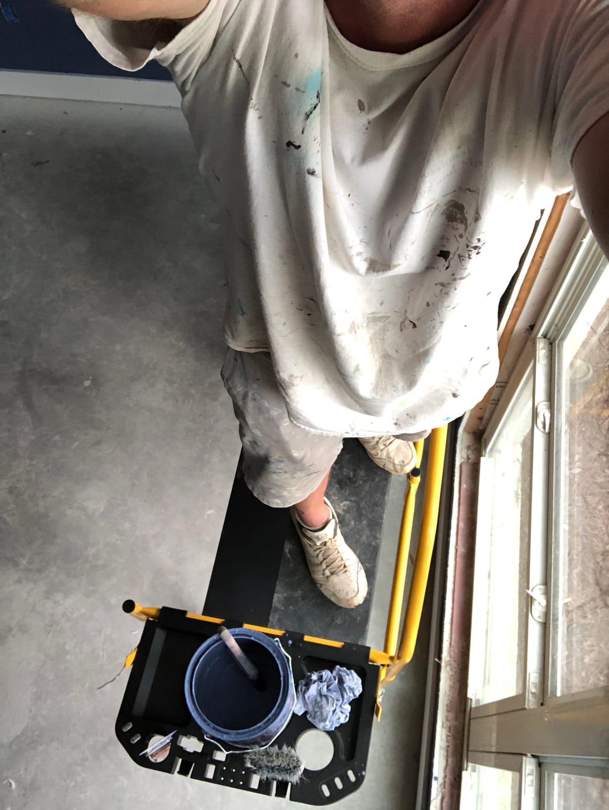 Jobsite Series 4ft. Folding Scaffold - 500-Lb. Capacity, Model Number I-IMCNT customer photo 1