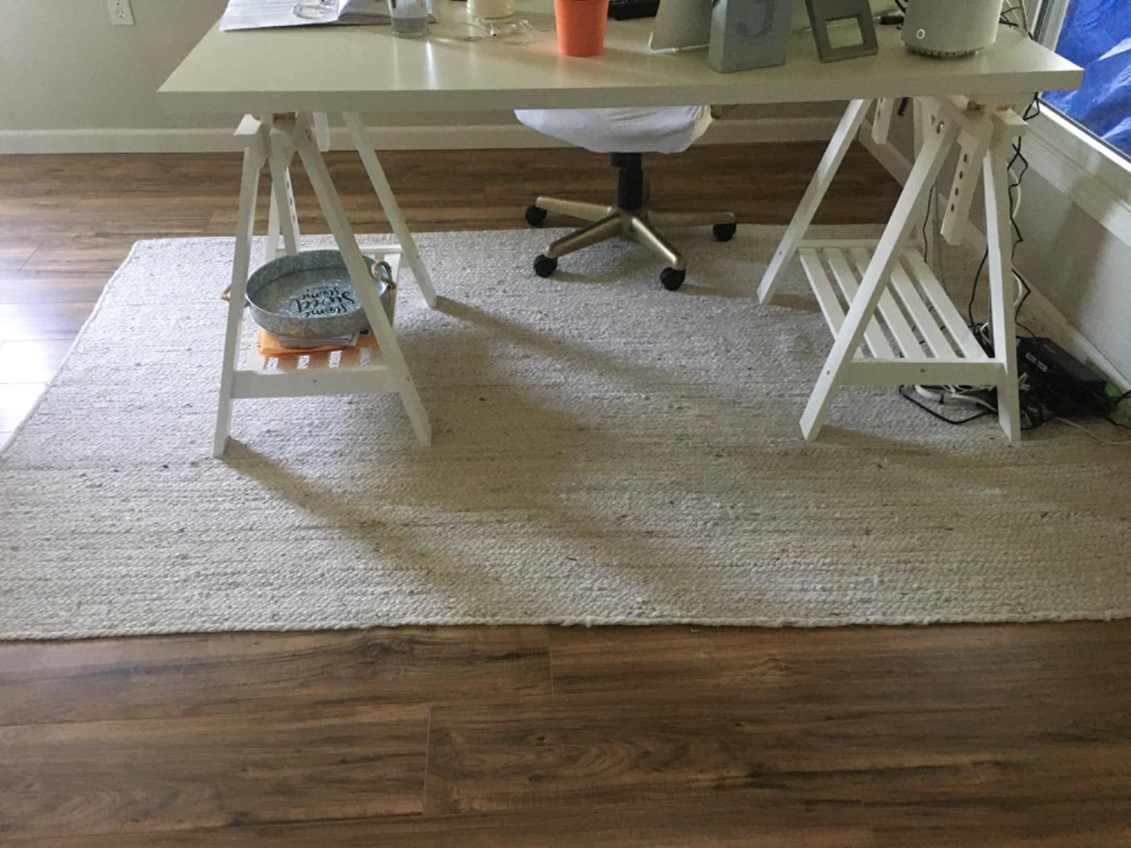 nuLOOM 6 Round Rigo Jute Hand Woven Area Rug, Natural, Solid Farmhouse Design, Natural Fiber, For Bedroom, Living Room, Dining Room, Hallway, Office, Kitchen, Entryway customer photo 1