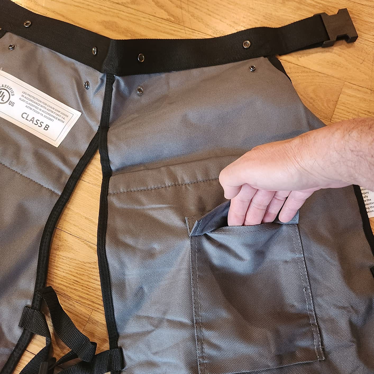 FORESTER Chainsaw Chaps for Men & Women | Apron-Style Chaps with Pocket & Adjustable Waist | Chainsaw Safety Equipment customer photo 2