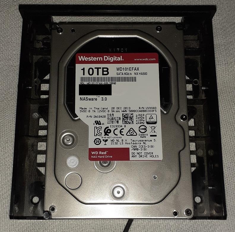 Western Digital 4TB WD Red Plus NAS Internal Hard Drive HDD - 5400 RPM, SATA 6 Gb/s, CMR, 64 MB Cache, 3.5