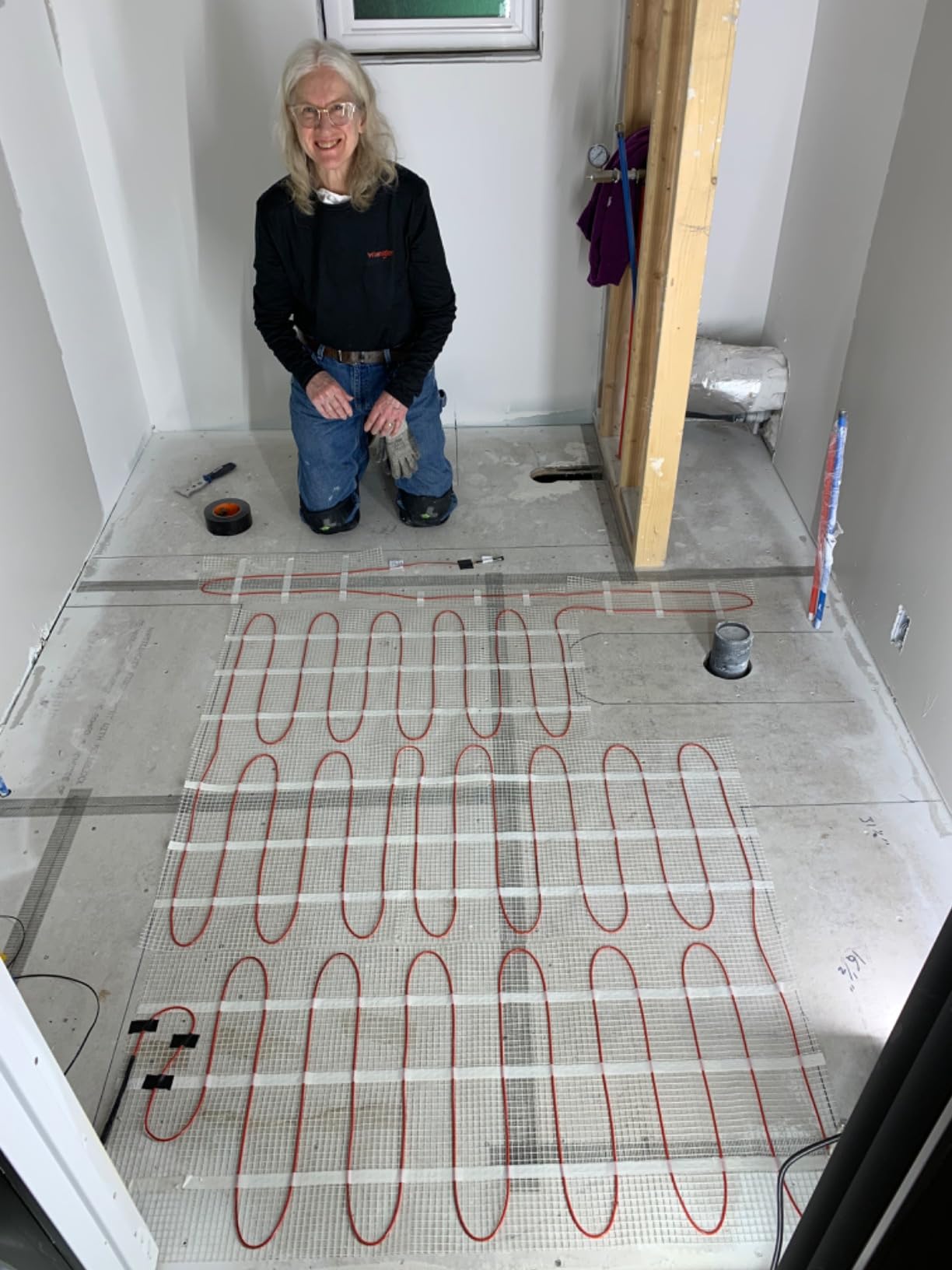 80 sqft Heatwave Electric Floor Heating Kit with Thermostat customer photo 2