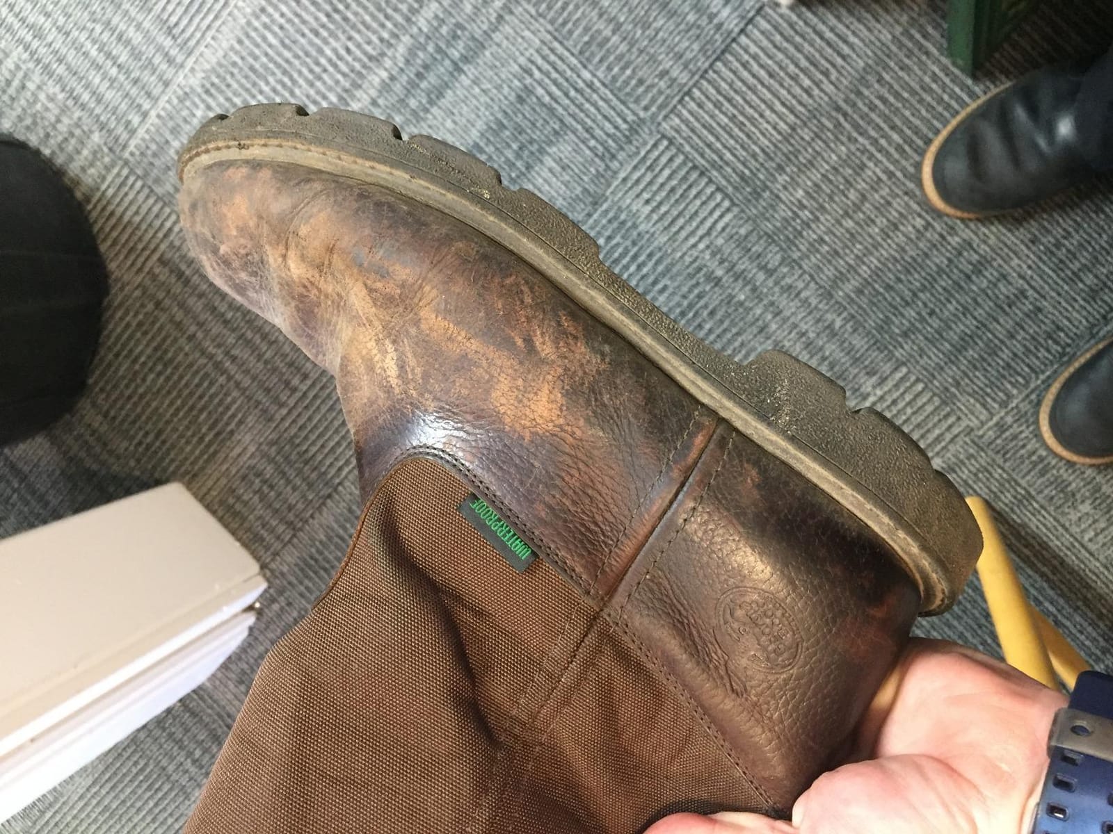 Georgia Boot Men's Homeland Waterproof Wellington Work Boots customer photo 1