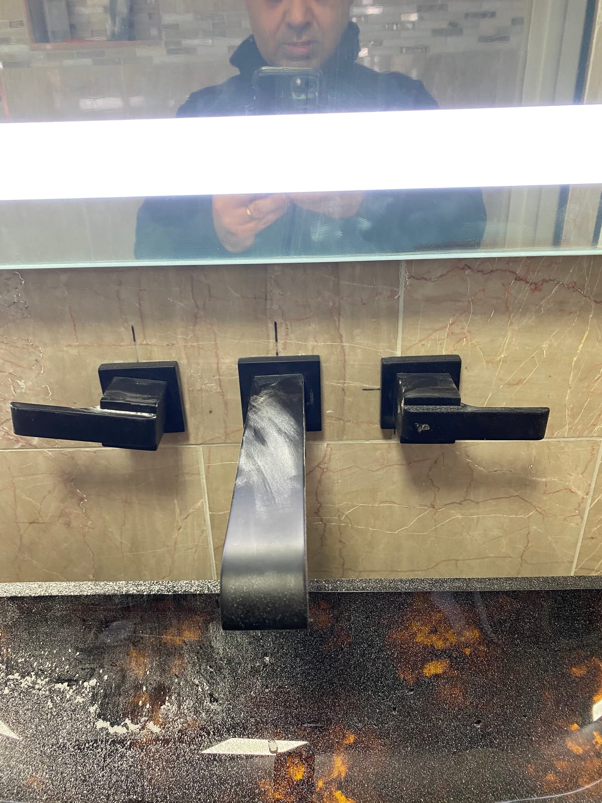 Delta Ara Wall Mount Bathroom Faucet 2 Hole, Chrome Bathroom Sink Faucet for Vanity, Chrome T3567LF-WL customer photo 1