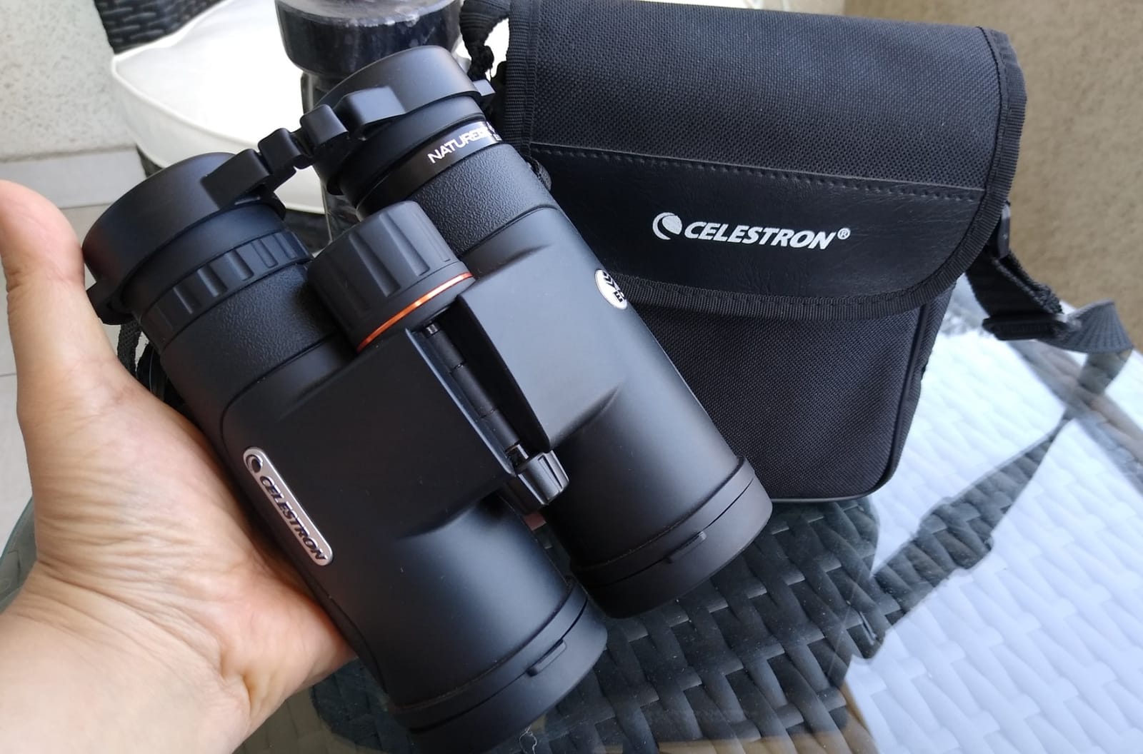 Celestron Nature DX ED 8x42 Premium Waterproof Birding Binoculars | ED Glass for True-to-Life Color, Fully Multi-Coated Optics & Phase Coated BaK-4 Prism, Sharp Edge-to-Edge Views, Waterproof customer photo 1