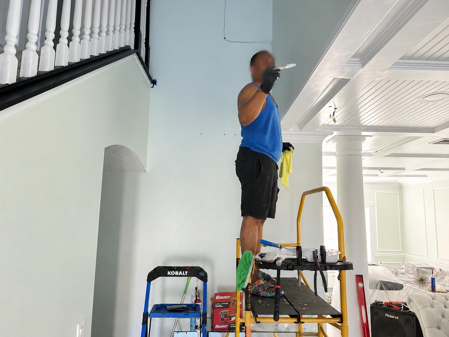 Metaltech Jobsite Series Complete 5ft. Folding Scaffold - 900-Lb. Capacity, Model Number I-IMIS customer photo 2