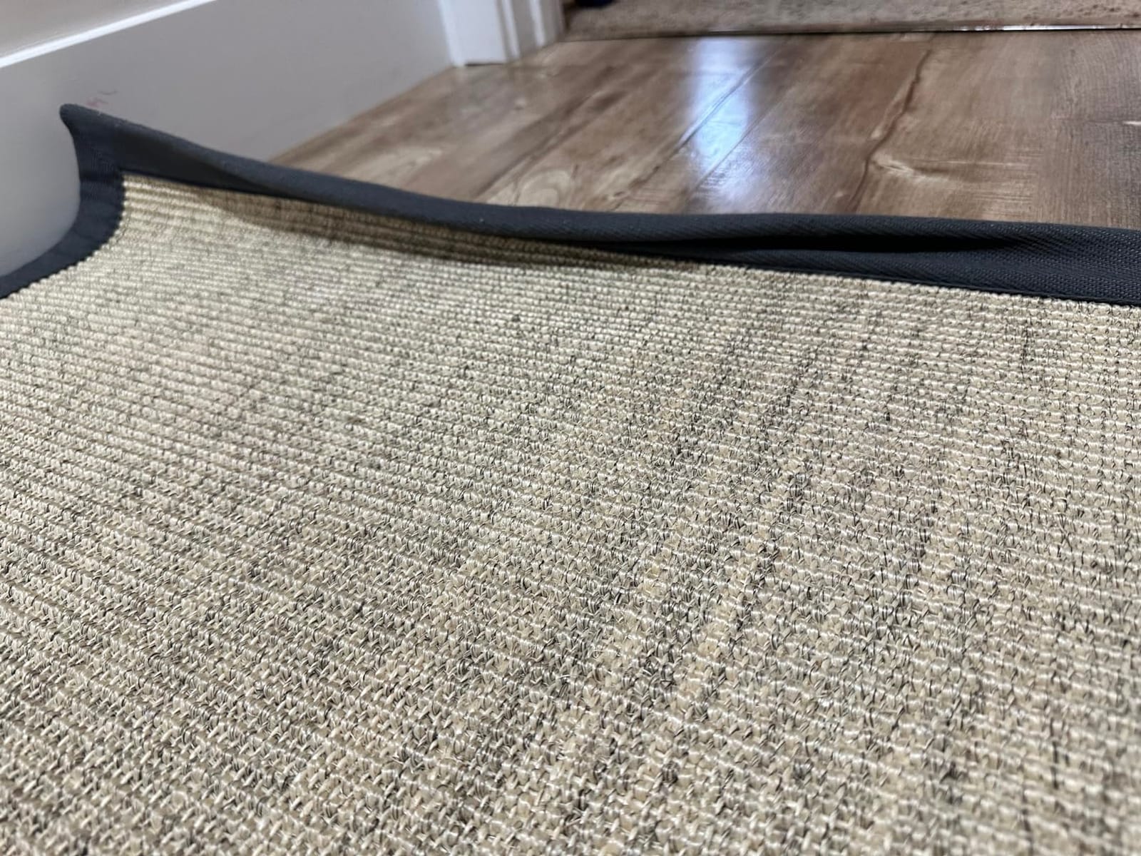 SAFAVIEH Natural Fiber Area Rug 6'x9', Coastal Maize & Black NF441A customer photo 1