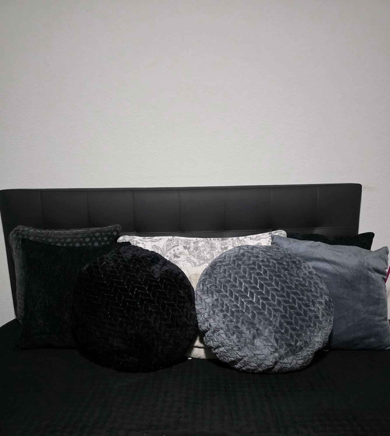 Modway Lily Tufted Faux Leather Upholstered Queen Headboard in White customer photo 2