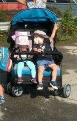 Gaggle Compass Quad 4 Seat Foldable Stroller, Lime customer photo 2