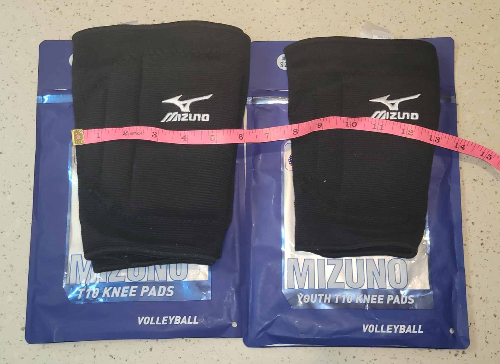 Mizuno T10 Plus Kneepad, ADULT Volleyball Kneepad, Adult - White, One Size customer photo 1