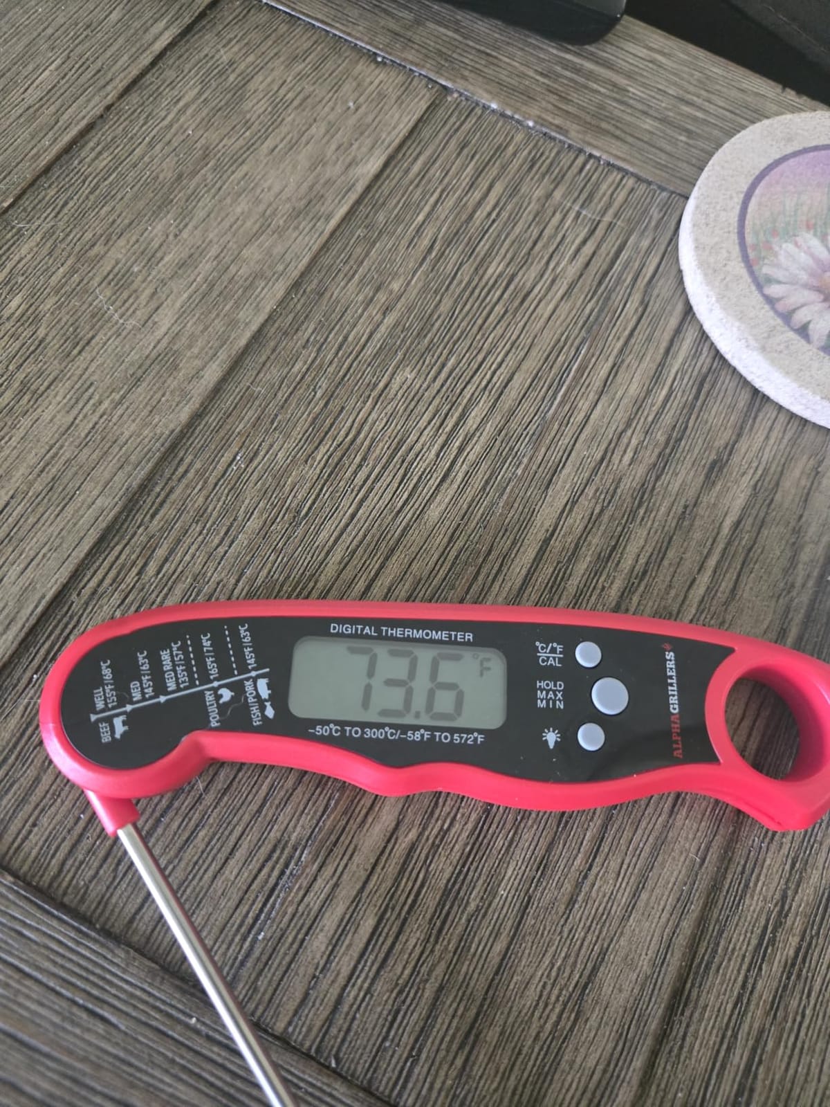 Alpha Grillers Instant Read Meat Thermometer Digital, Cooking, Food, Grill customer photo 1