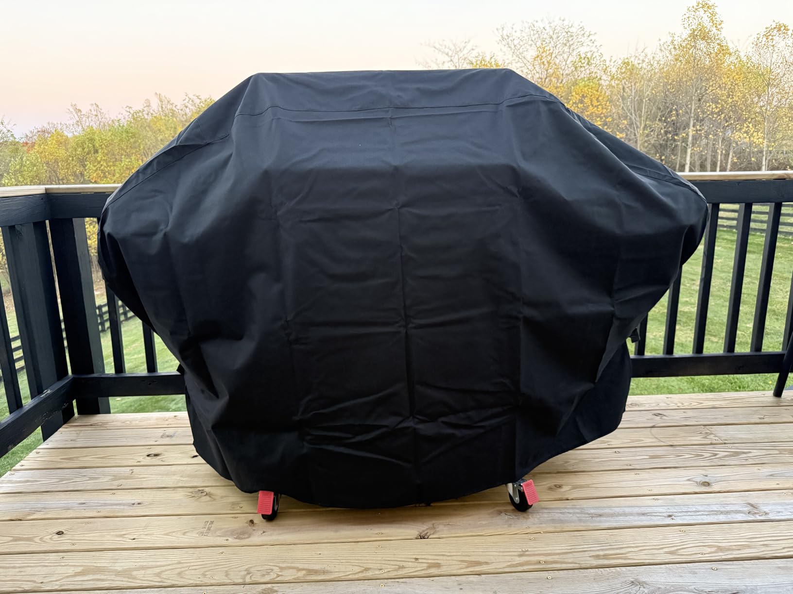 Unicook Heavy Duty Waterproof Grill Cover for Outdoor Grill 65 Inch, Black customer photo 1