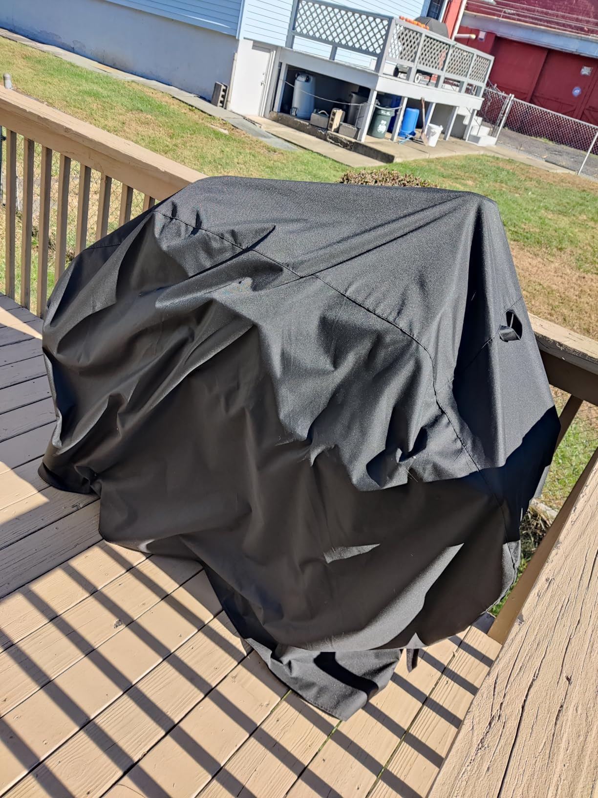 Unicook Heavy Duty Waterproof Grill Cover for Outdoor Grill 65 Inch, Black customer photo 2