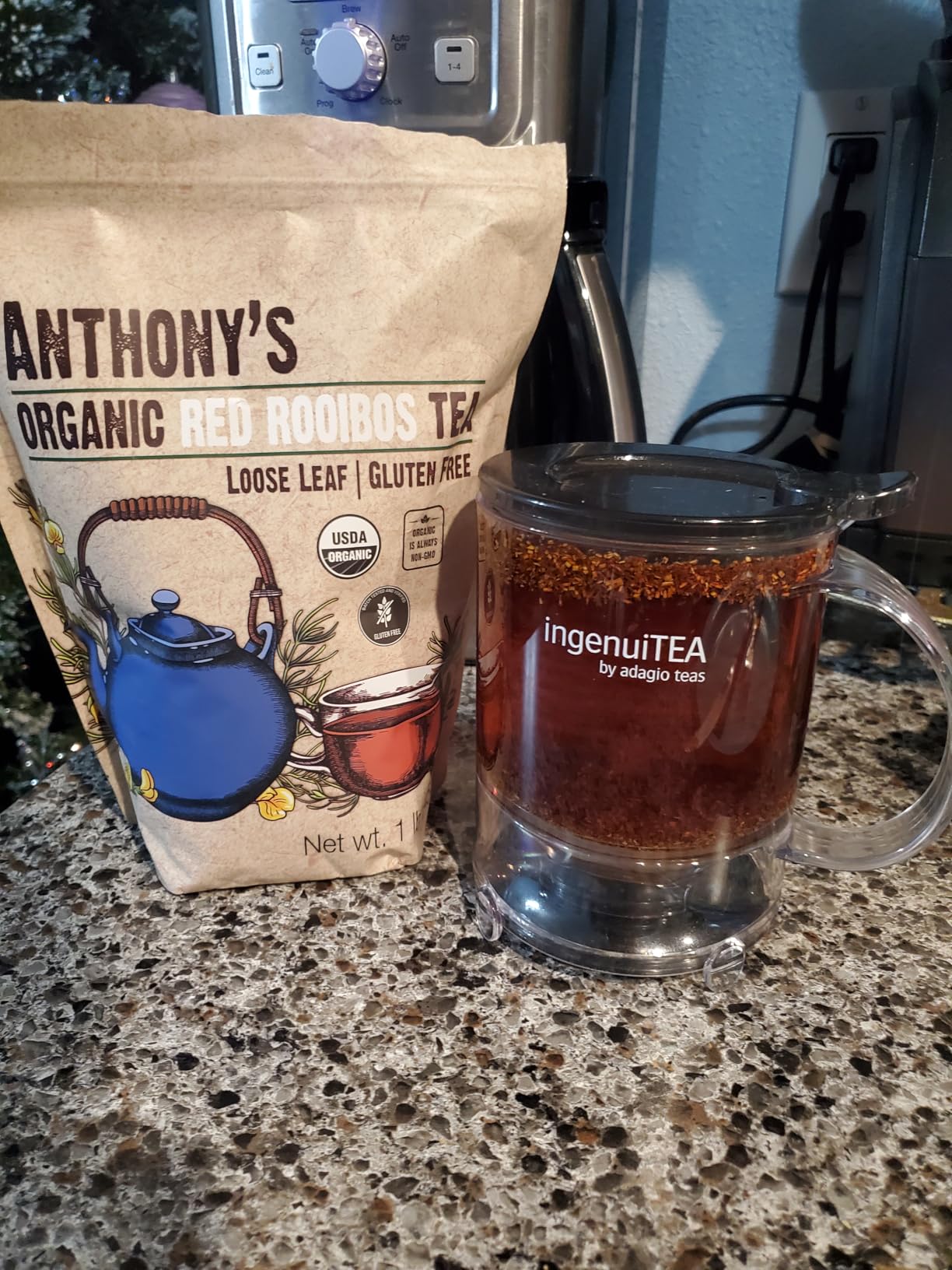 Anthony's Organic Red Rooibos Loose Leaf Tea, 1 lb, Gluten Free, Non GMO, Non Irradiated, Keto Friendly customer photo 2