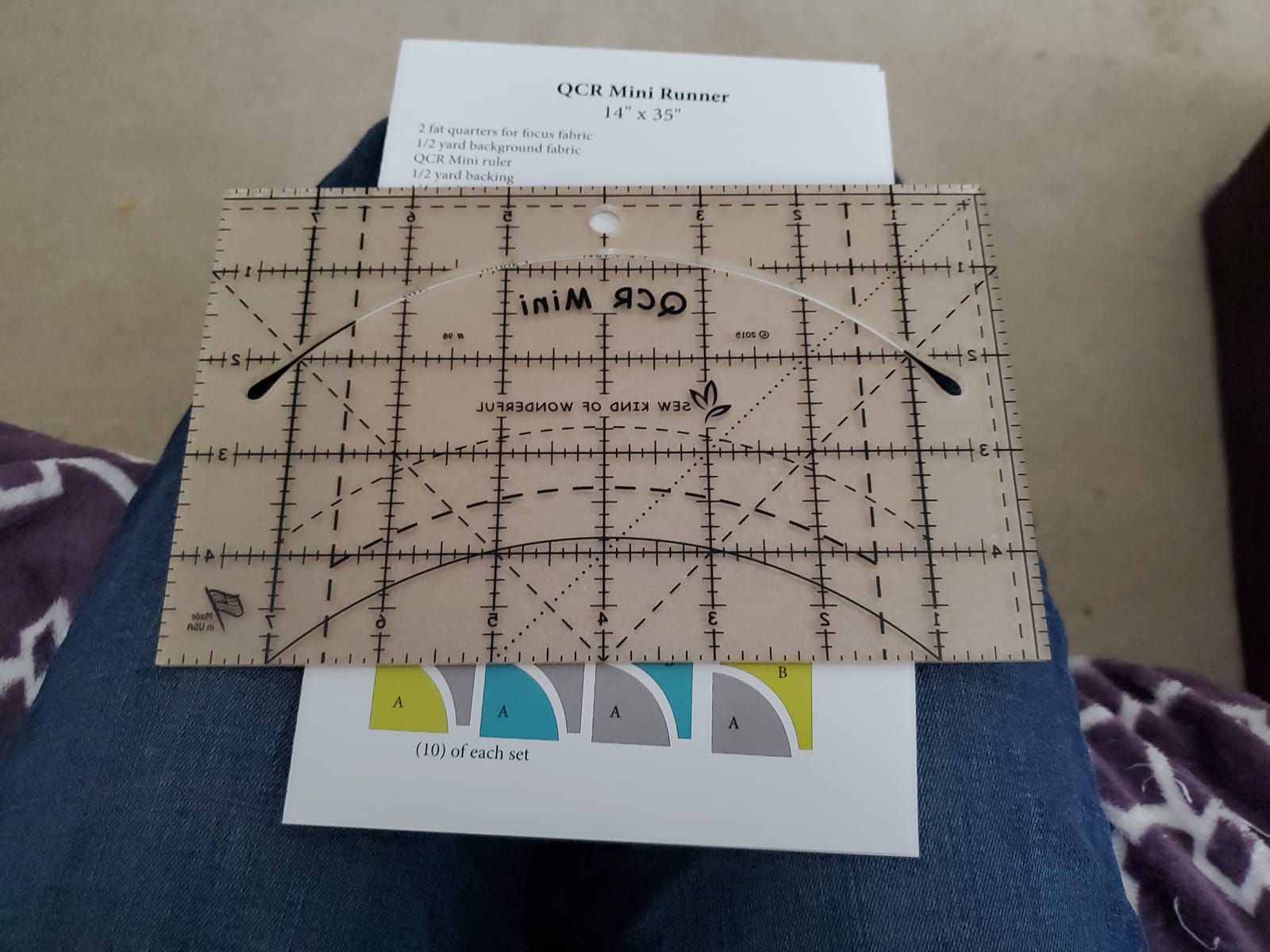Sew Kind of Wonderful QCR Mini Ruler customer photo 2