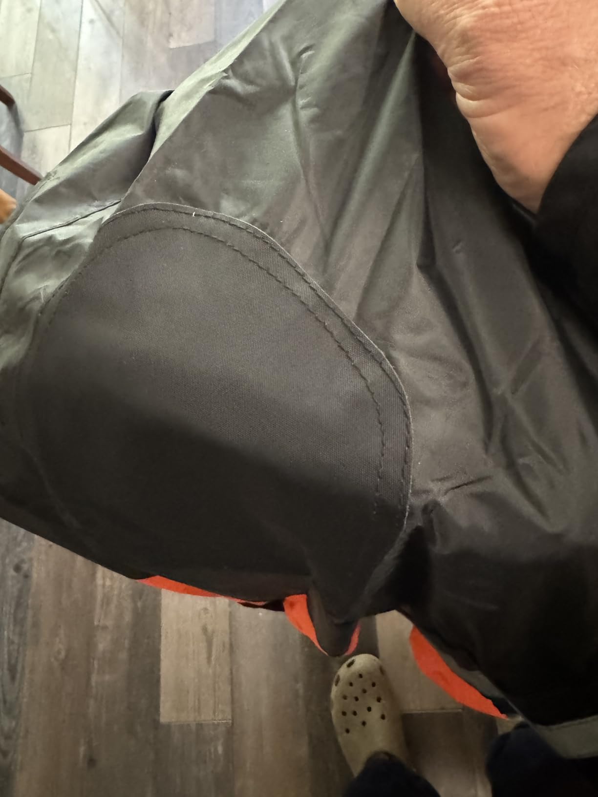Milwaukee Leather MPM9510 Men's Black Water-Resistant Motorcycle Rain Suit with Hi Vis Reflective Tape customer photo 2