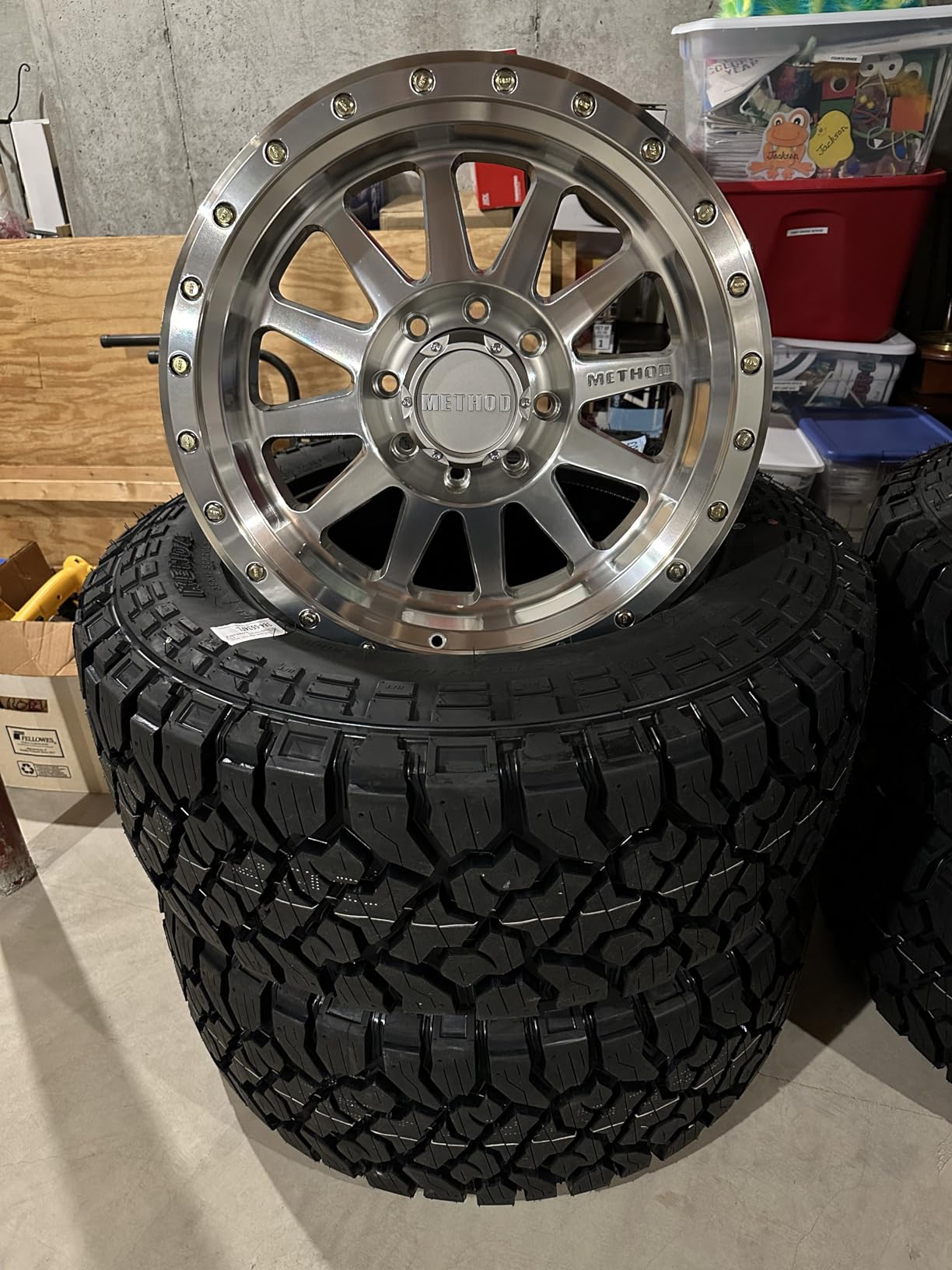 Method Race Wheels 304 Double Standard Machined/Clear Coat 17x8.5