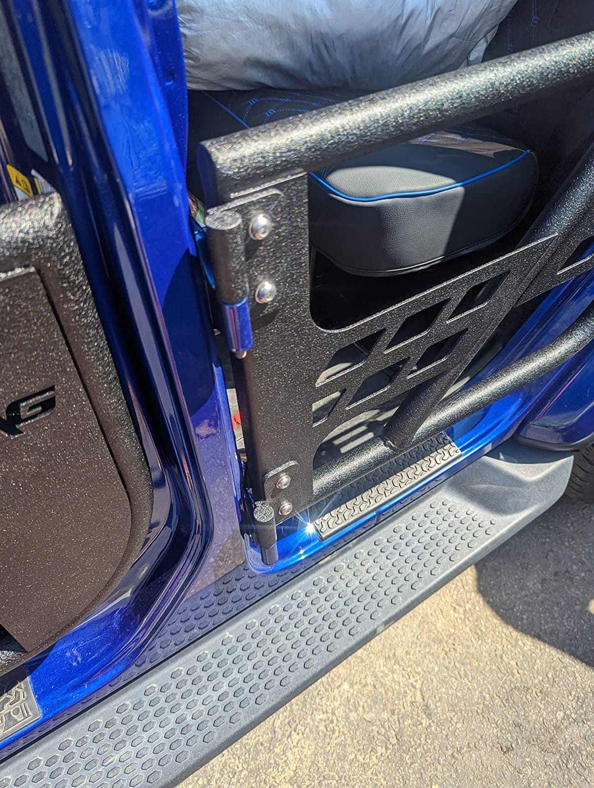 Safari Tubular Doors with Mirror for 07-18 Jeep Wrangler JK 4 Door Only, Black customer photo 2
