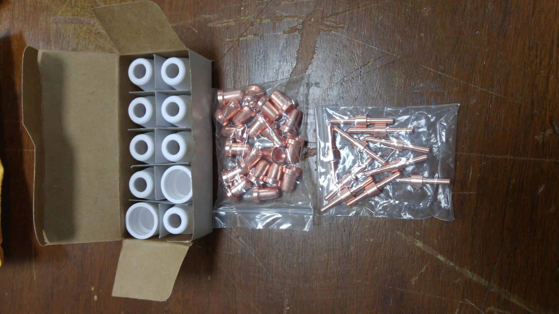 RIVERWELD PT-31 Plasma Cutter Consumables Extended Kit 40pcs customer photo 2