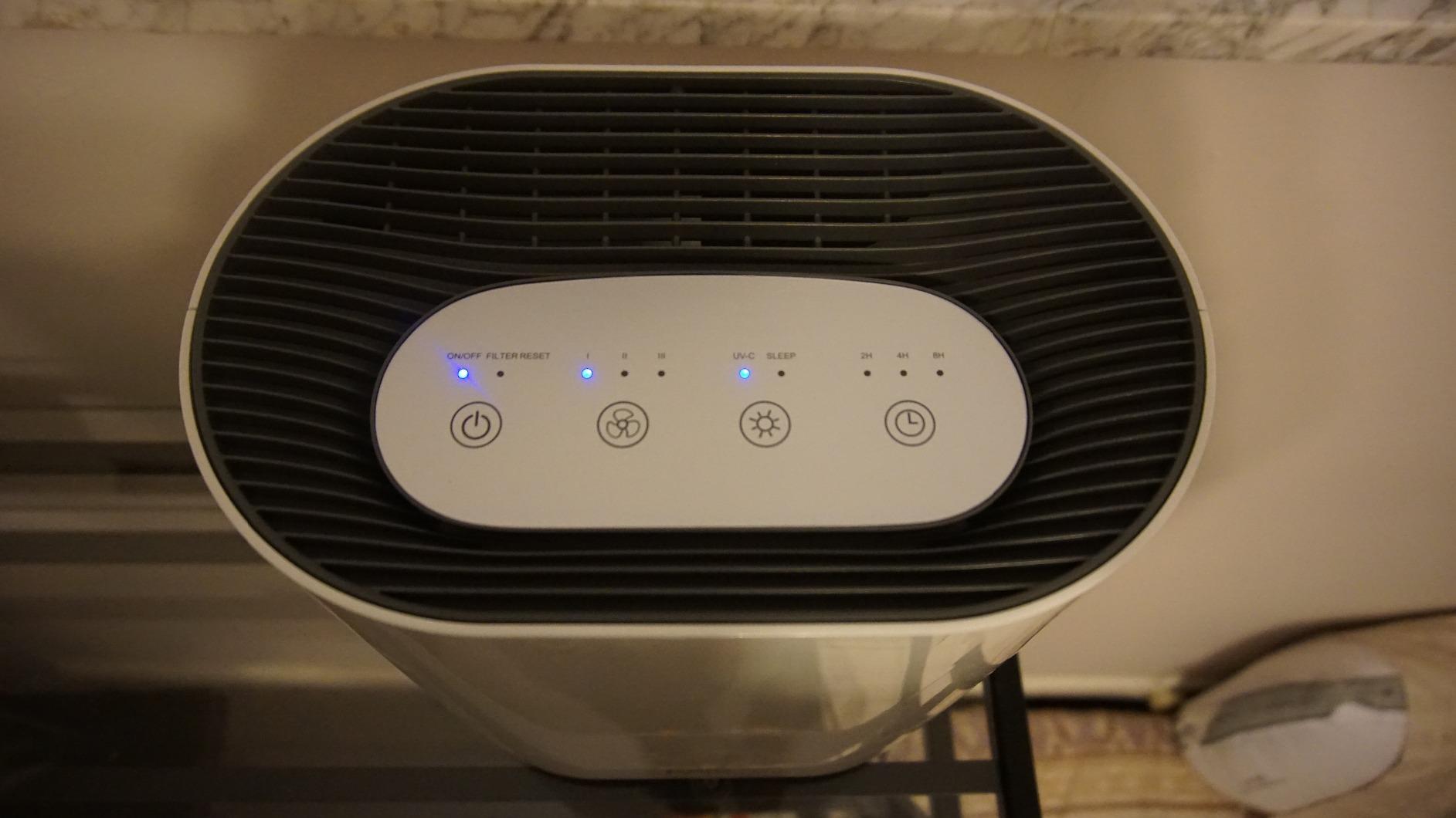 Pure Enrichment PureZone Air Purifier for Bedroom & Living Room, 4-Stage Filtration & UV-C Light, H13 HEPA Filter Helps Remove Bacteria, Pet Hair Dander, Allergens, Germs, Smoke, Dust (White) customer photo 2