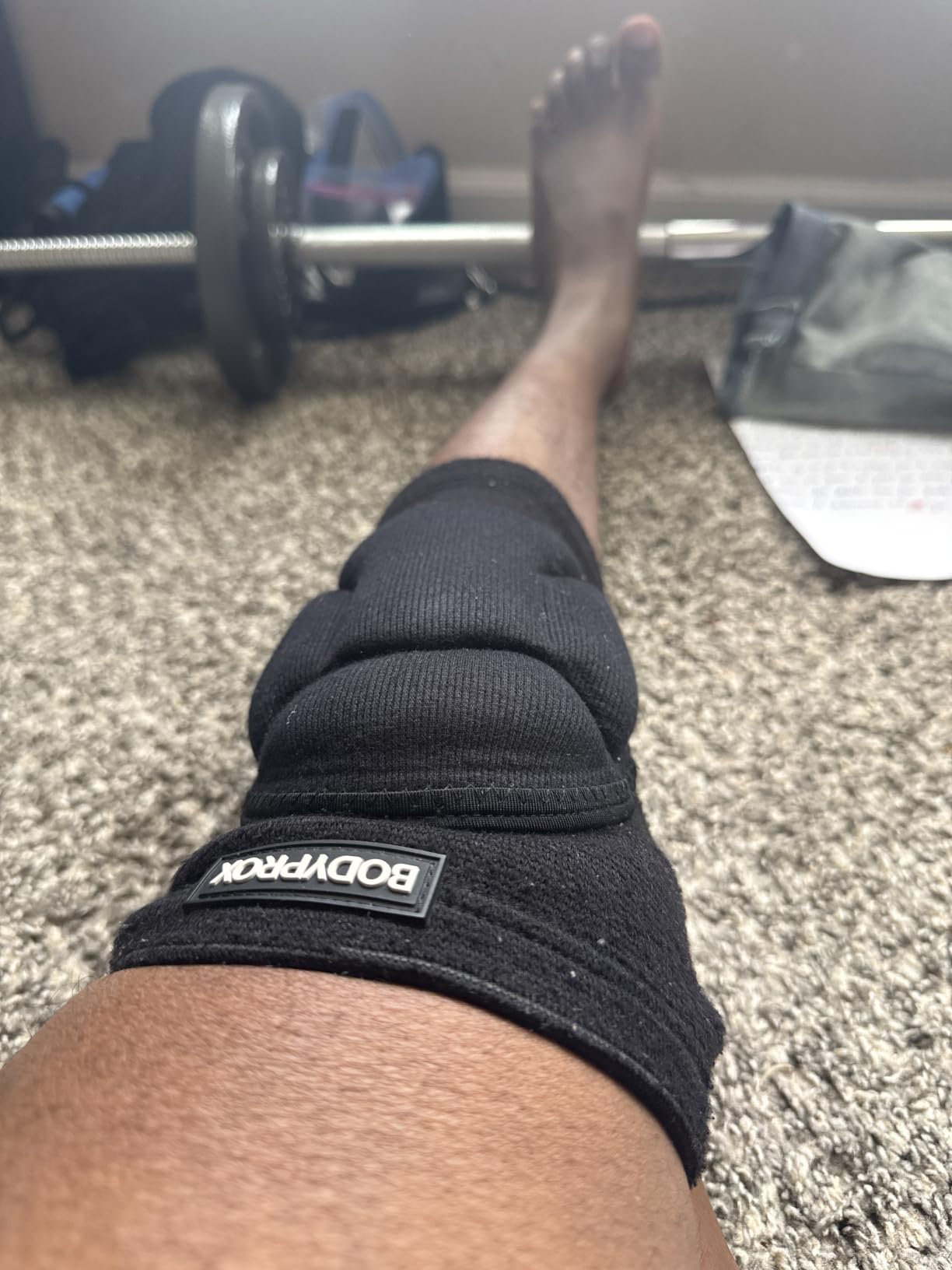 Bodyprox Protective Knee Pads, Thick Sponge Anti-slip Knee Sleeve customer photo 1