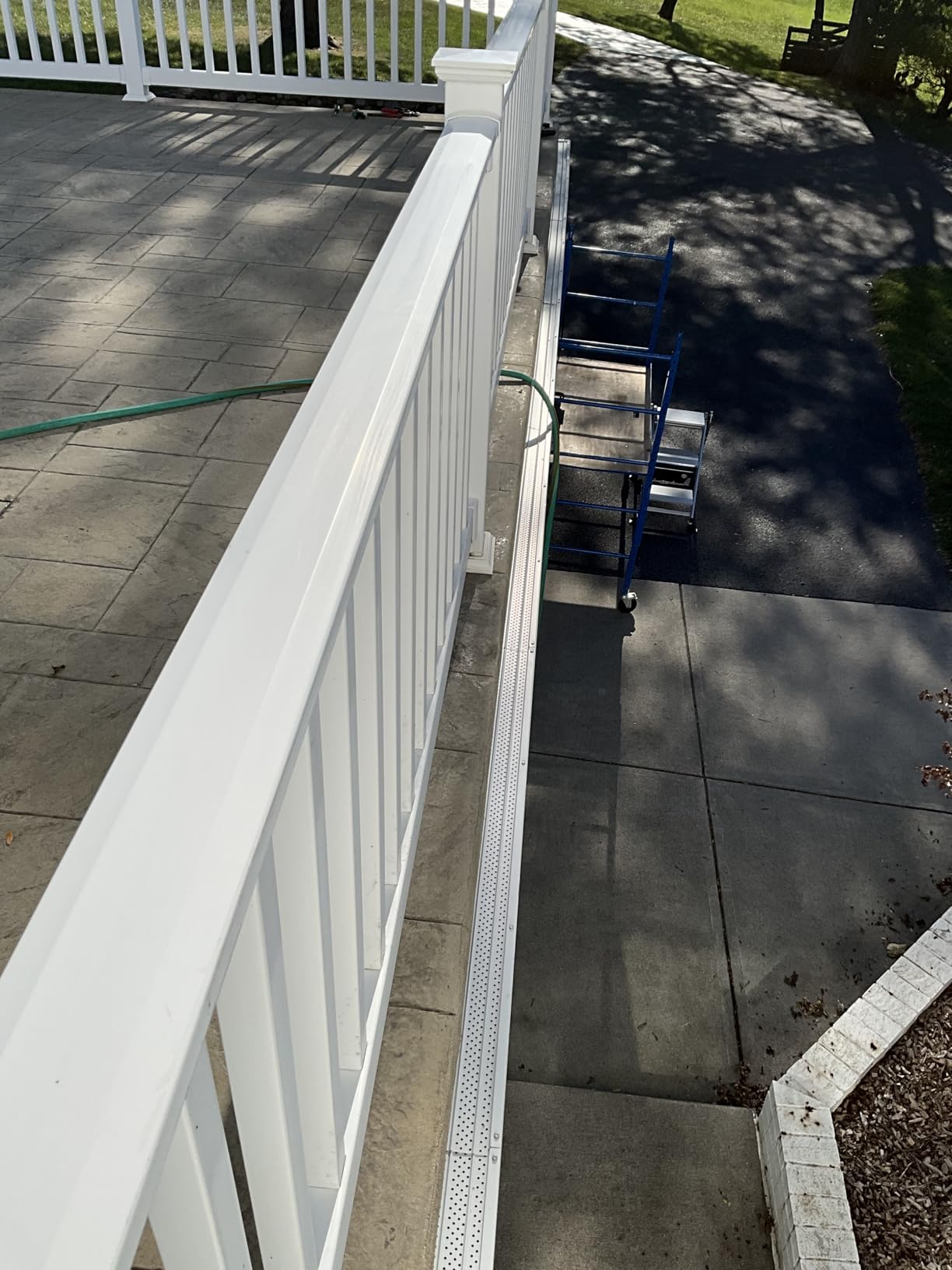 FlowGuard Gutter Guard, USA Made Professional DIY 5 Inch 50-Year Gutter Cover Leaf Protection System - Thermal Thaw Black - Aluminum - 102 Feet - by FlexxPoint customer photo 2