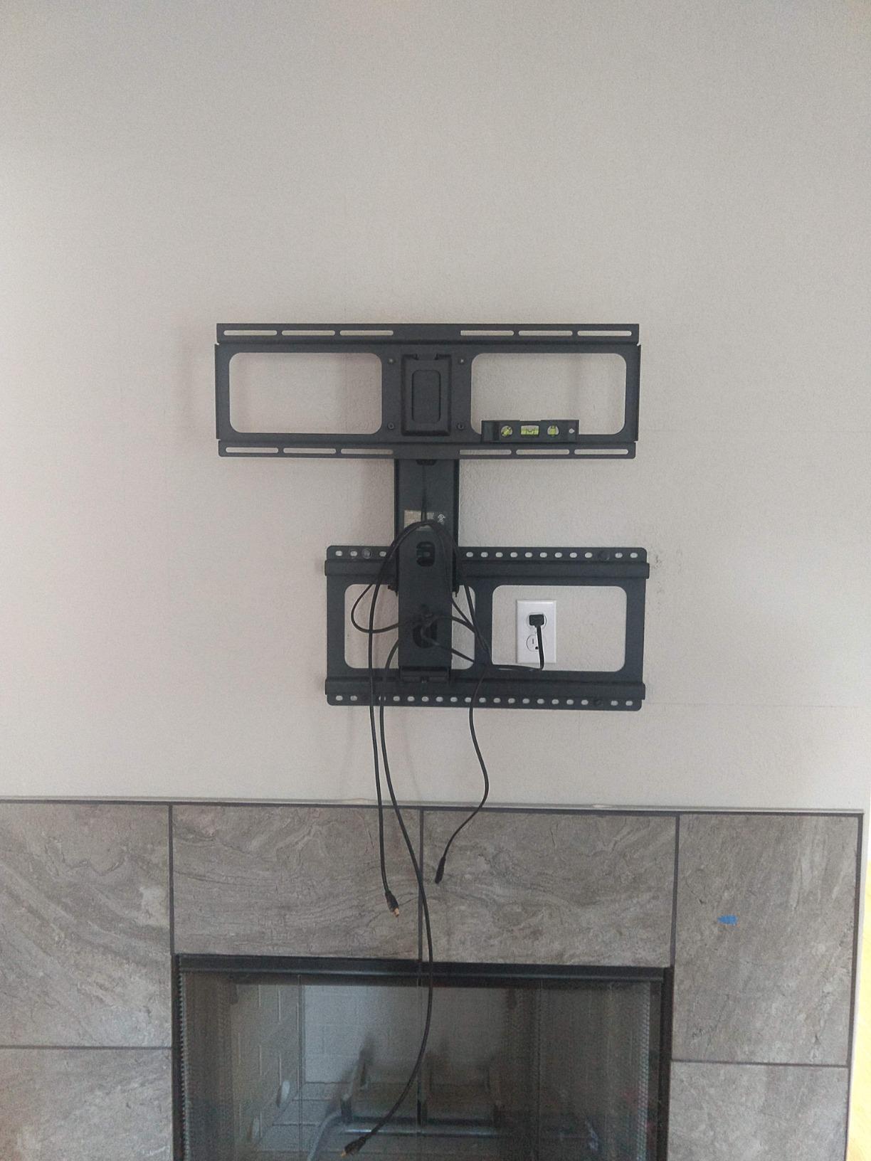 MantelMount- MM340 Above Fireplace Pull Down TV Mount- Televisions 44