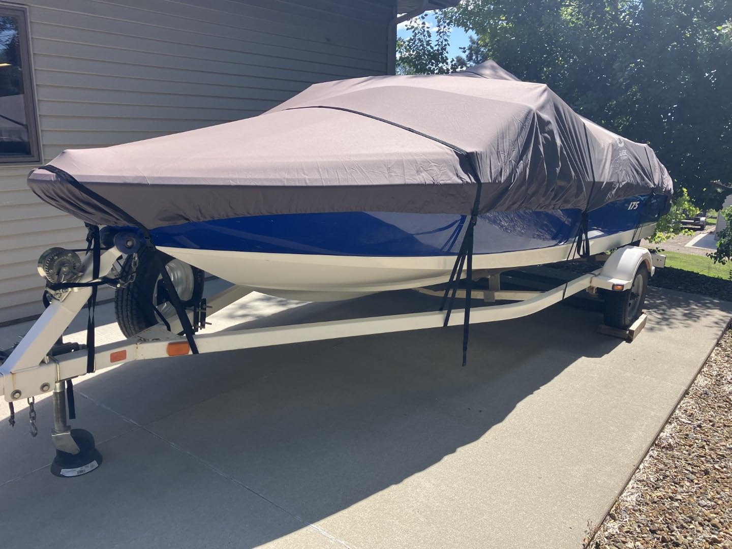 Classic Accessories StormPro Heavy-Duty Boat Cover, Fits Boats 12 ft - 14 ft Long x 68 in Wide customer photo 2