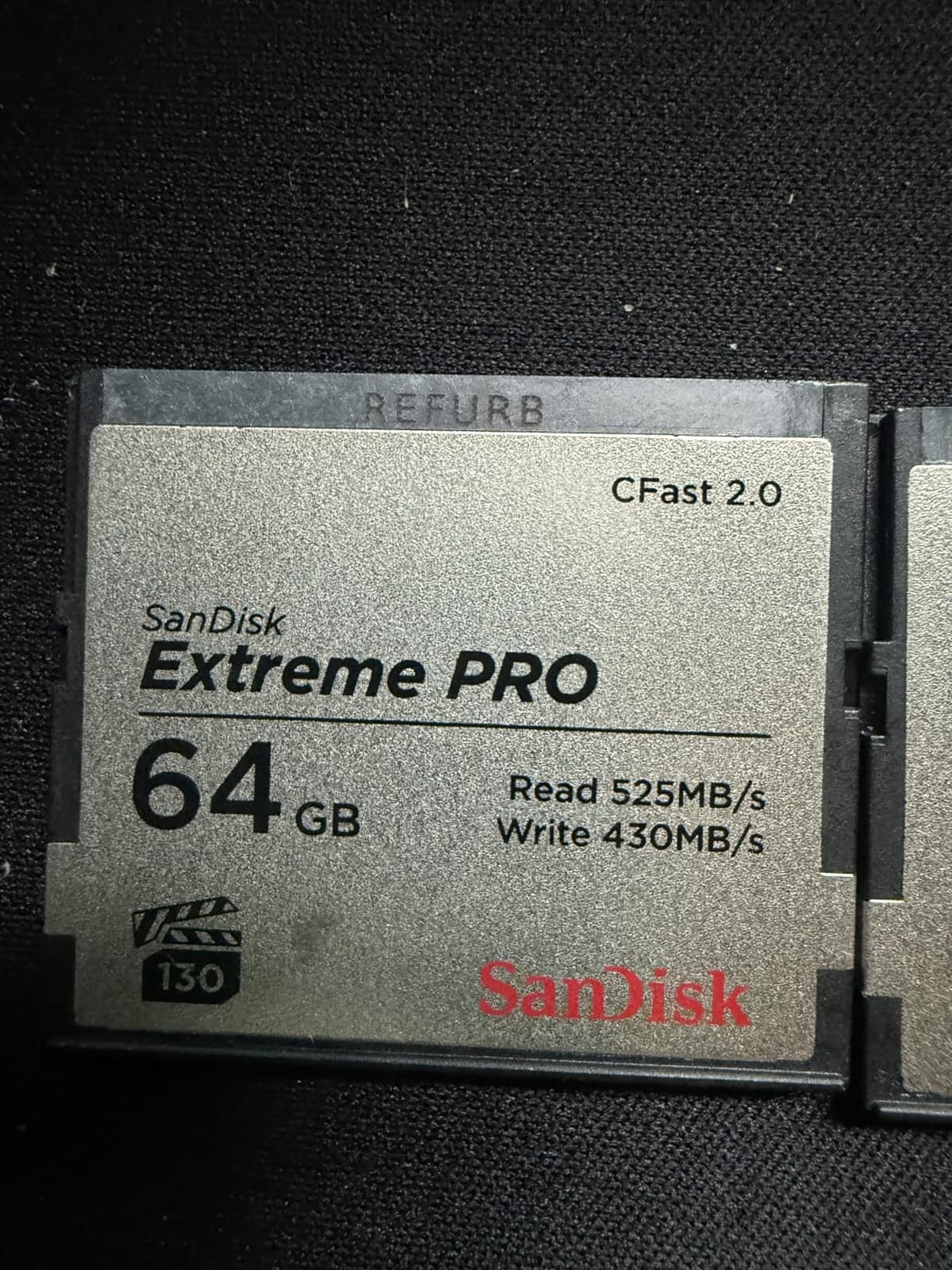 SANDISK 128GB Extreme PRO CFast 2.0 Memory Card - SDCFSP-128G-G46D customer photo 1