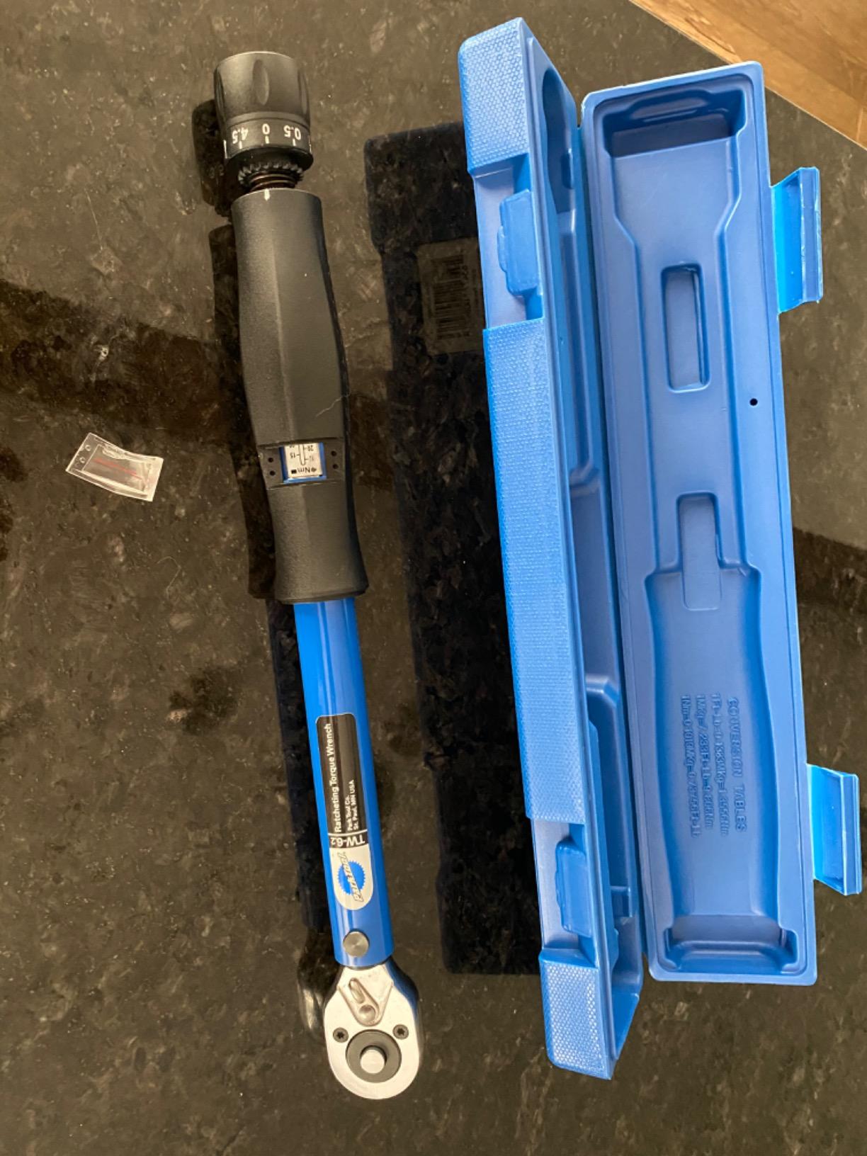 Park Tool TW-6.2 Ratcheting Torque Wrench 10-60Nm Drive Tool 3/8-Inch customer photo 1