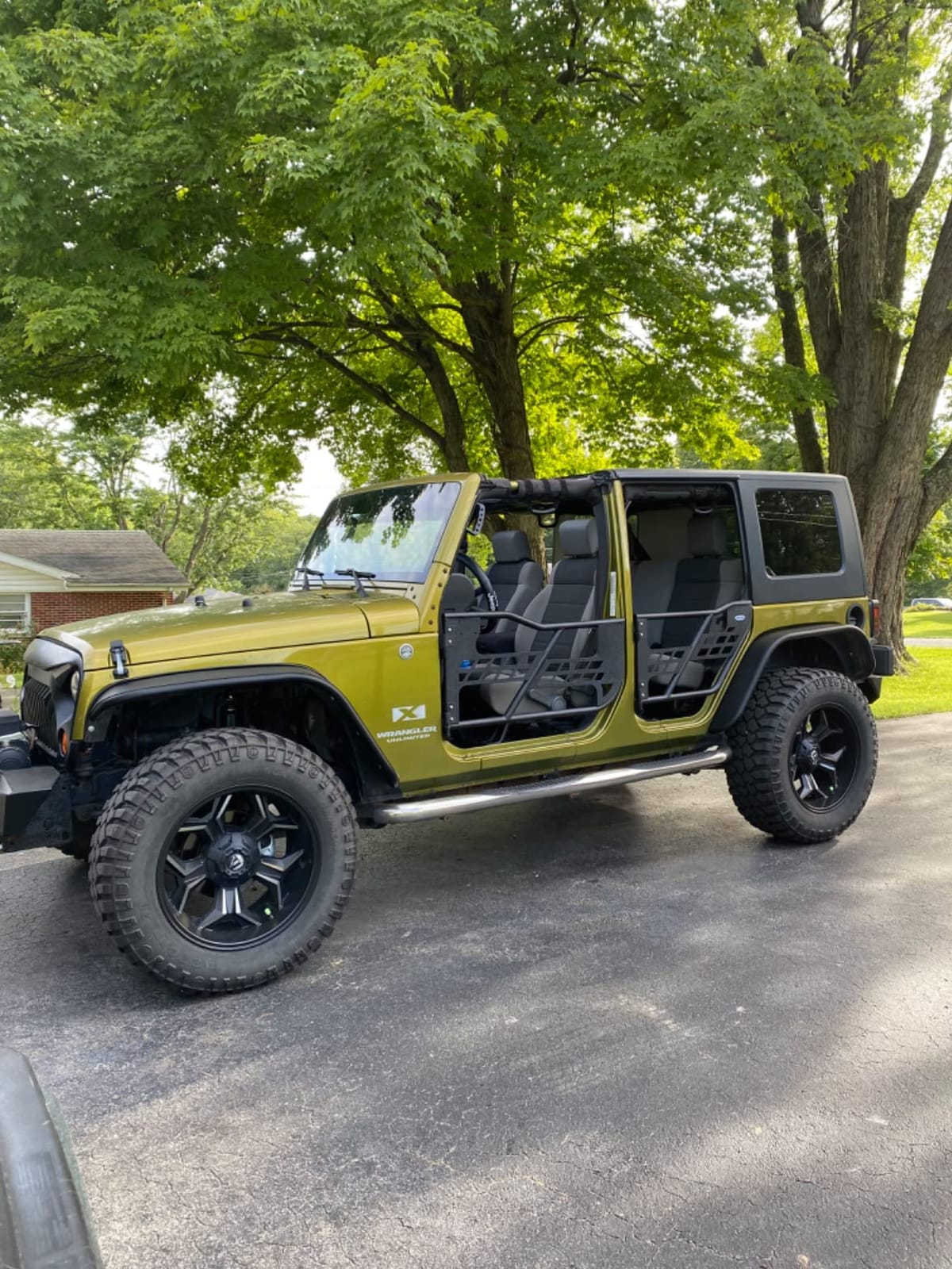 Hooke Road for Jeep JK Trail Doors Offroad Steel Tube Doors Compatible with 2007-2018 Jeep Wrangler JK Unlimited 4-Door Sahara Rubicon Sport customer photo 1