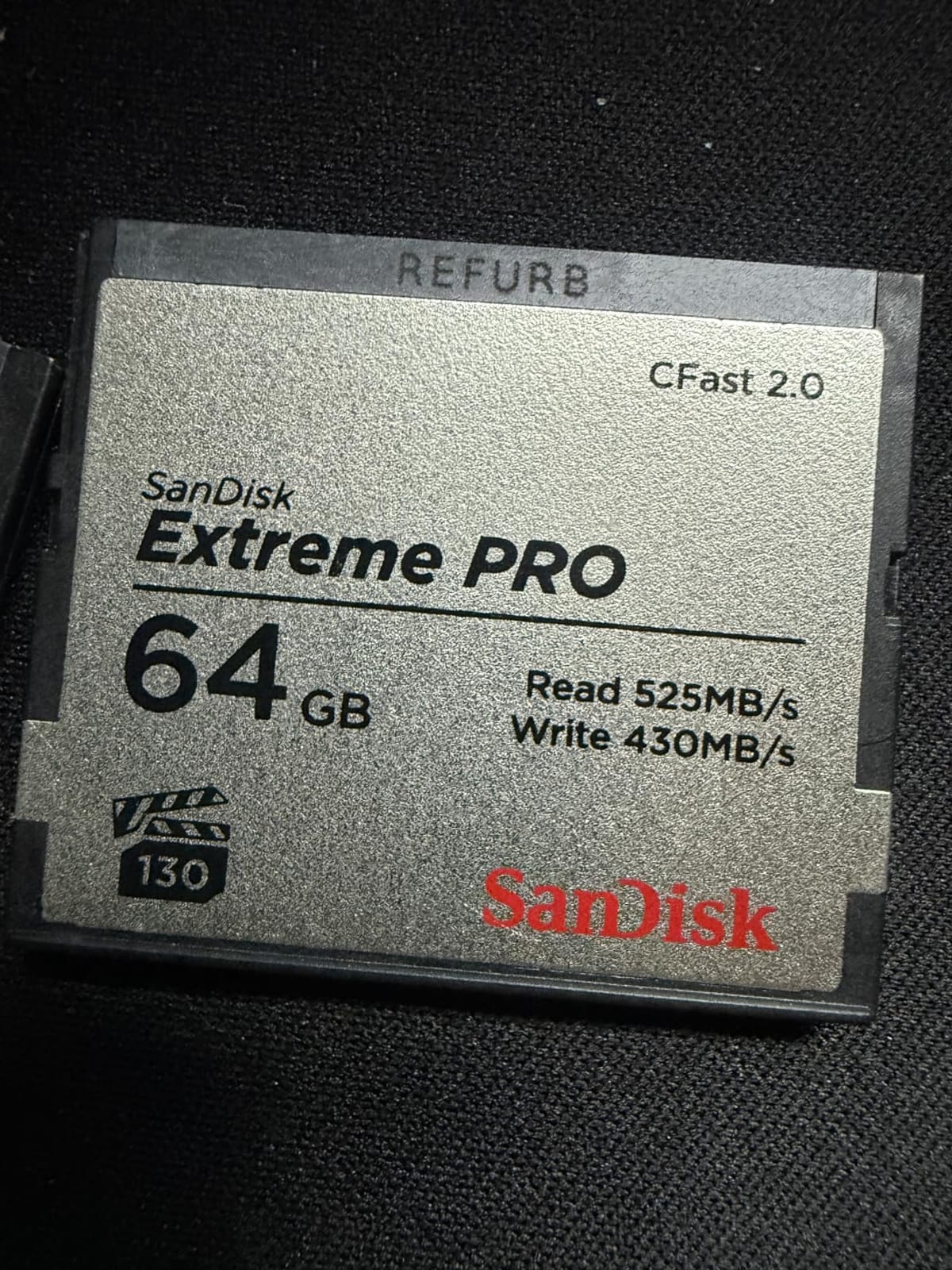 SANDISK 256GB Extreme PRO CFast 2.0 Memory Card - SDCFSP-256G-G46D customer photo 1