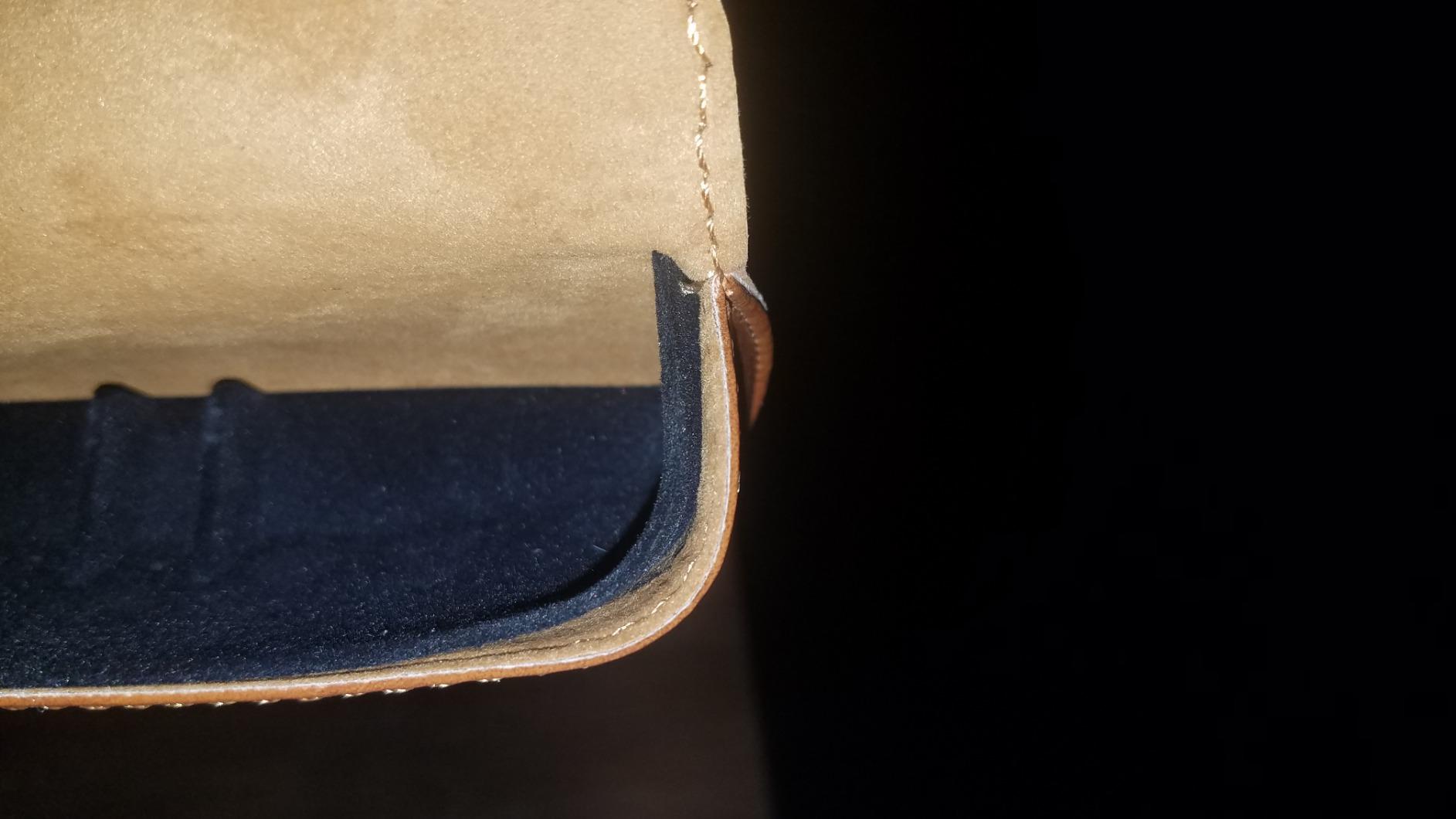 LogHog Portable Leather Glasses Case, Flexible Sunglasses Pouch Slim Case for Women Men Horizontal customer photo 2